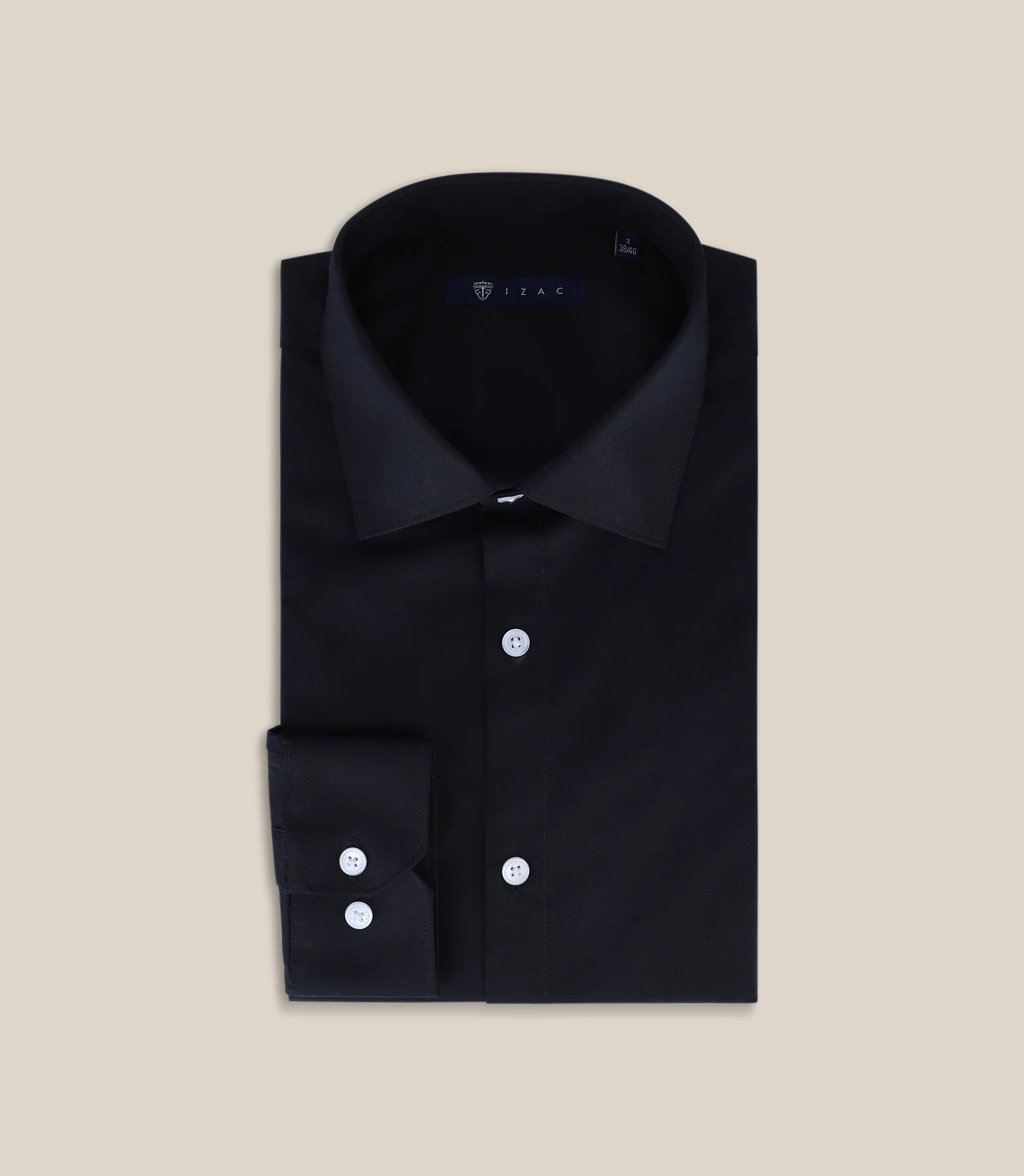 Chemise ville slim noir