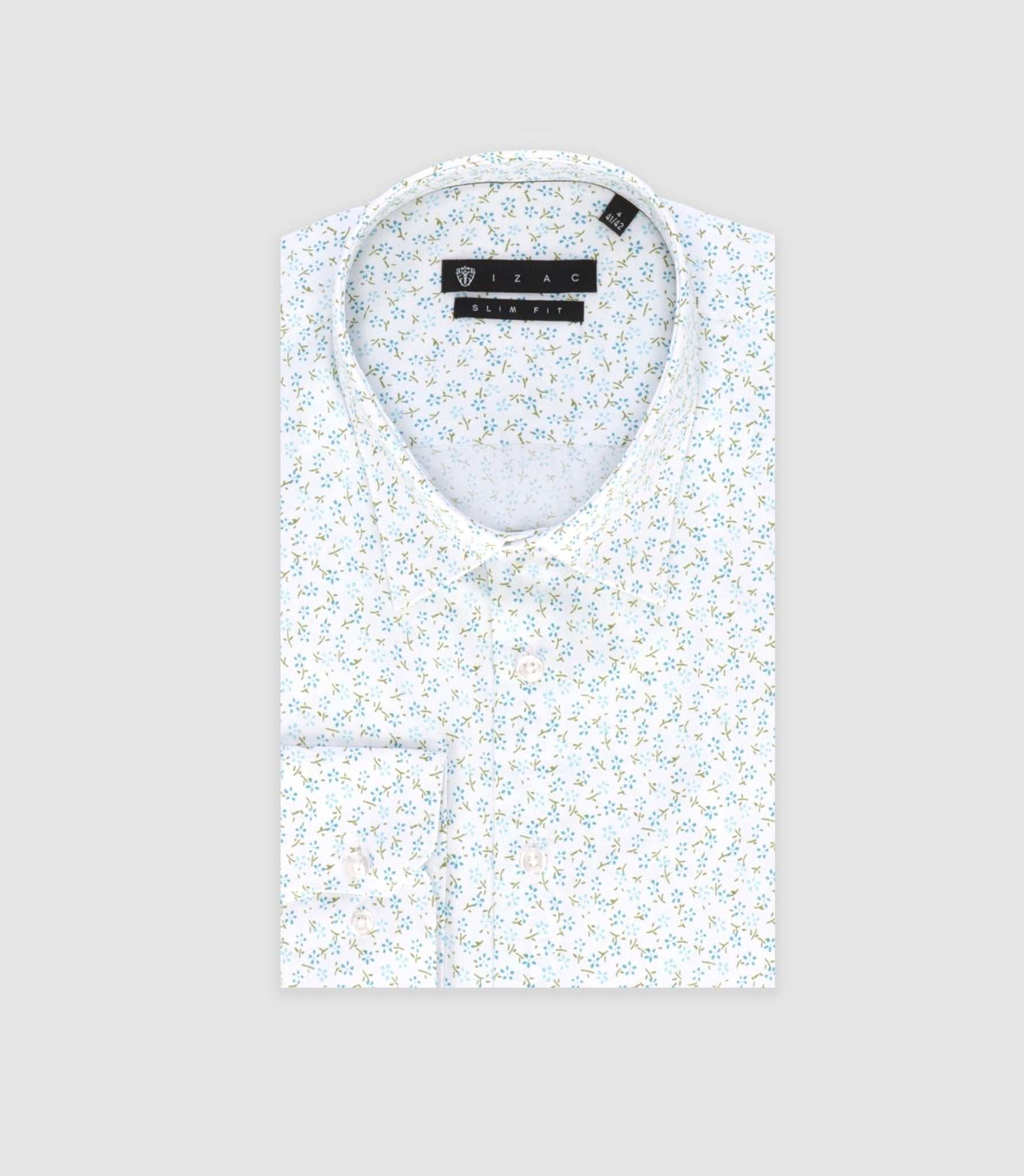 Chemise ville à imprimé vert "Tifast012" - Image 3