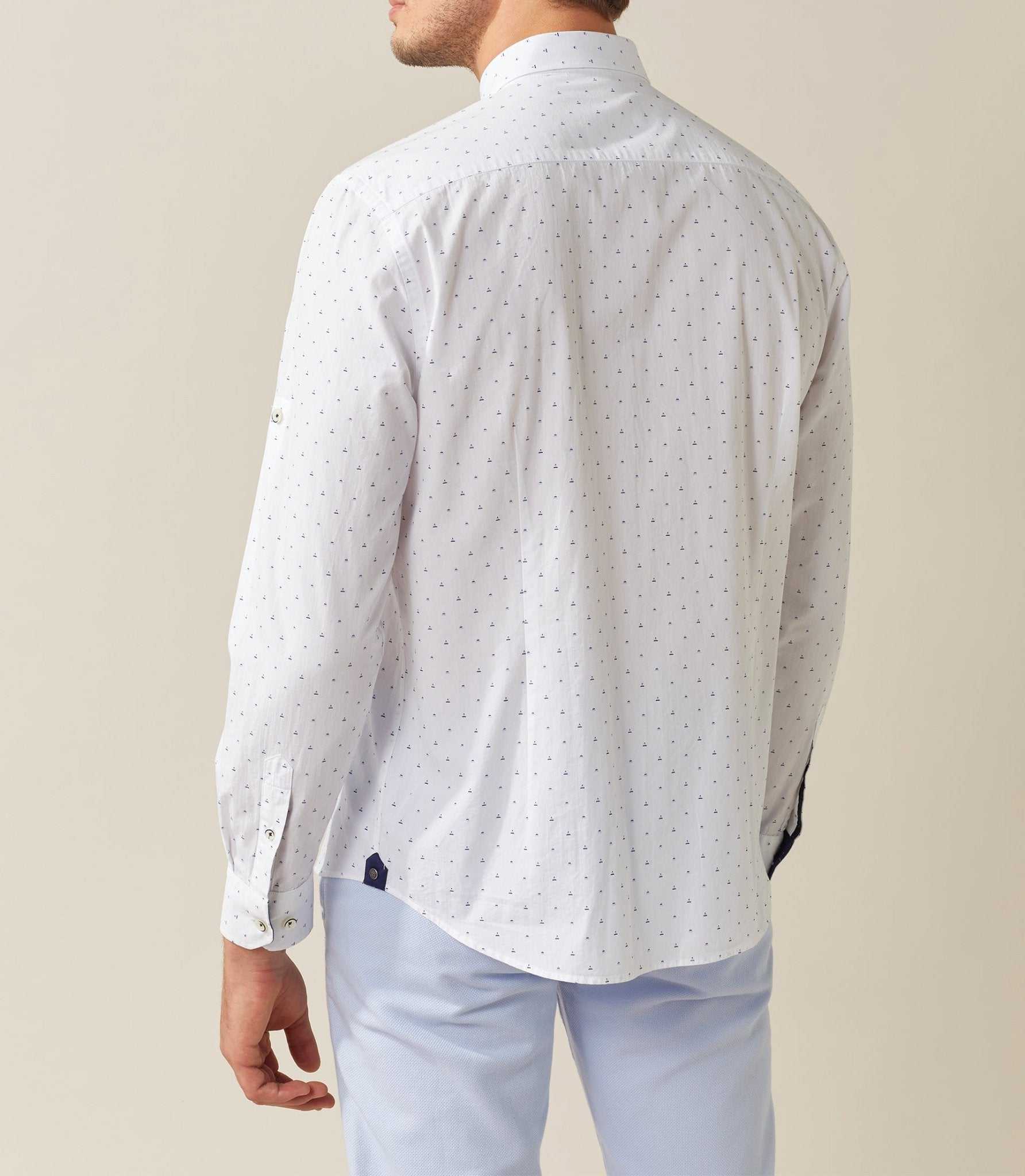 Chemise casual blanche "Tenuto" - Image 3