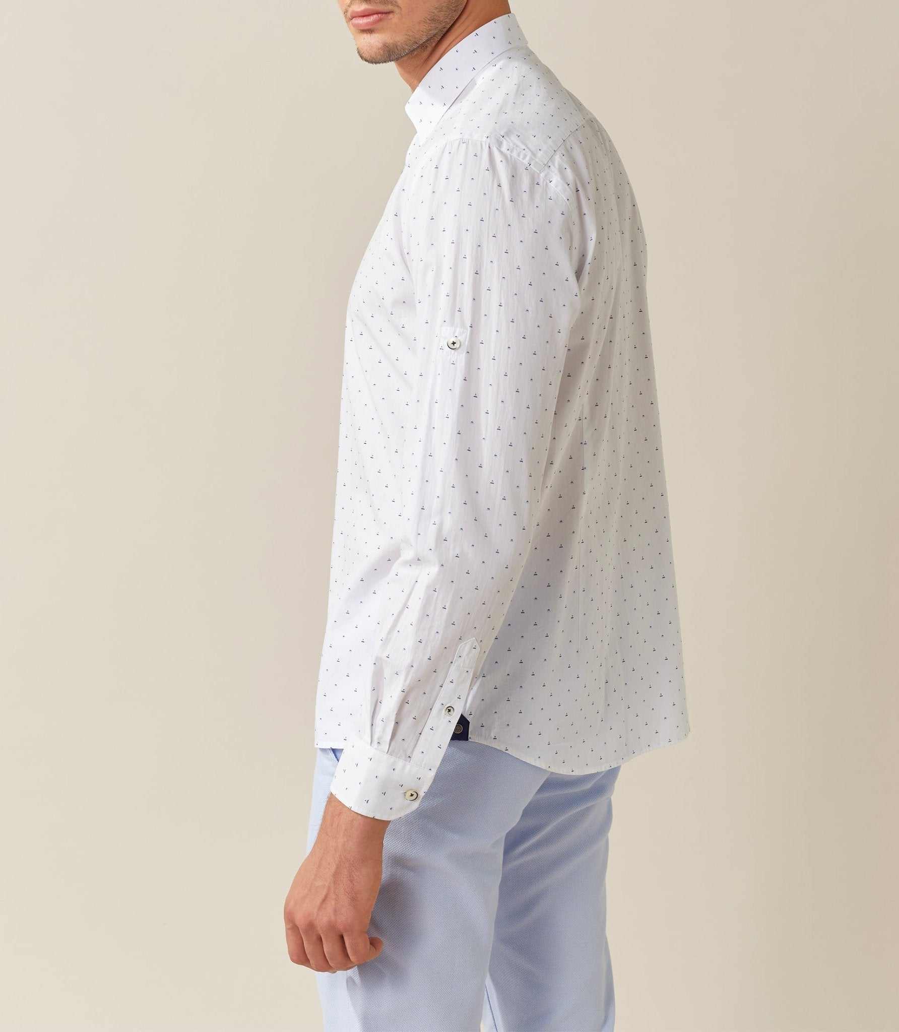 Chemise casual blanche "Tenuto" - Image 4