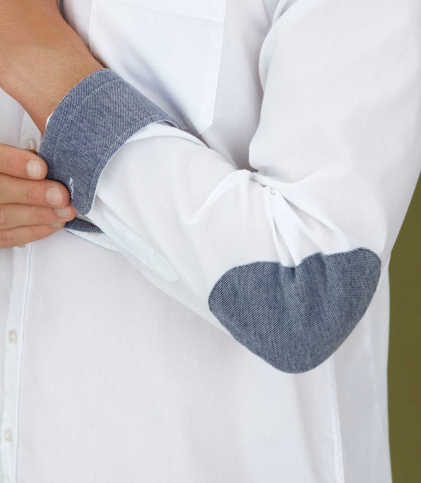 Chemise casual en coton blanc "Minas" - Image 4