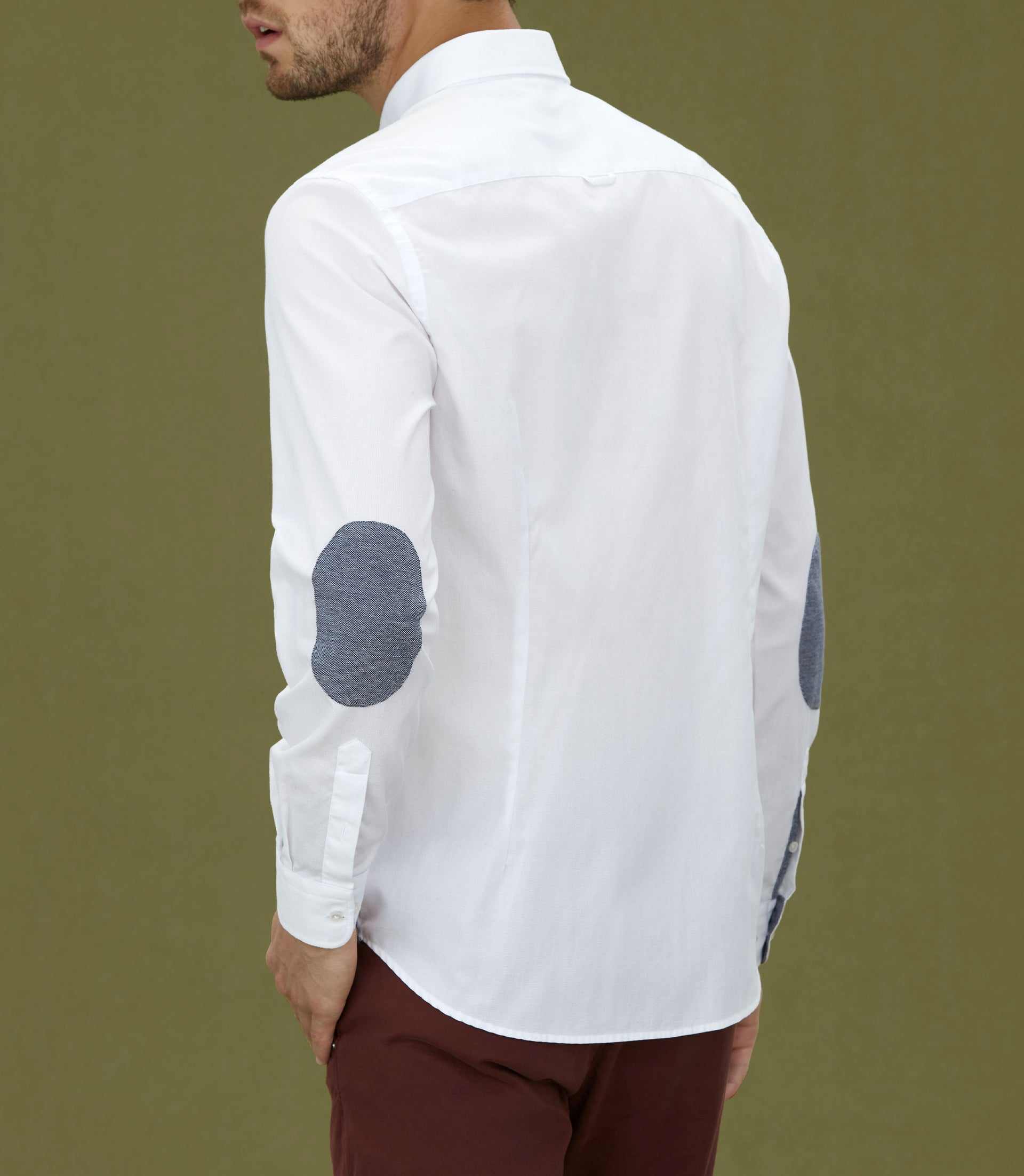 Chemise casual en coton blanc "Minas" - Image 5