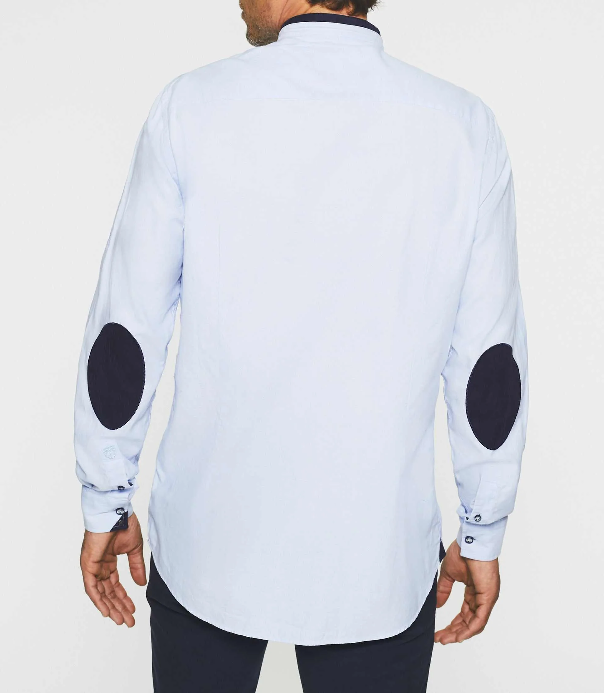 Chemise casual blanche et marine JOSH - Image 4