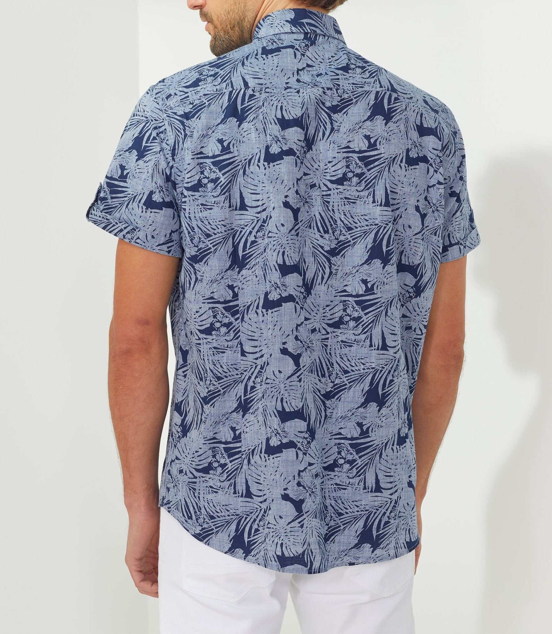 Chemise casual marine "Talas" - Image 4