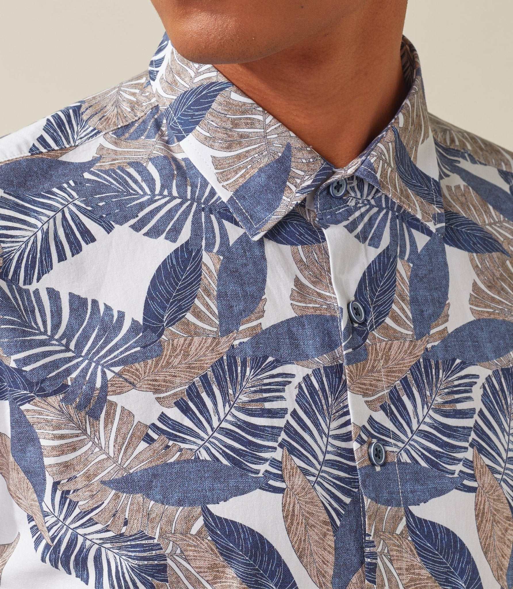 Chemise casual marine "Teo" - Image 4