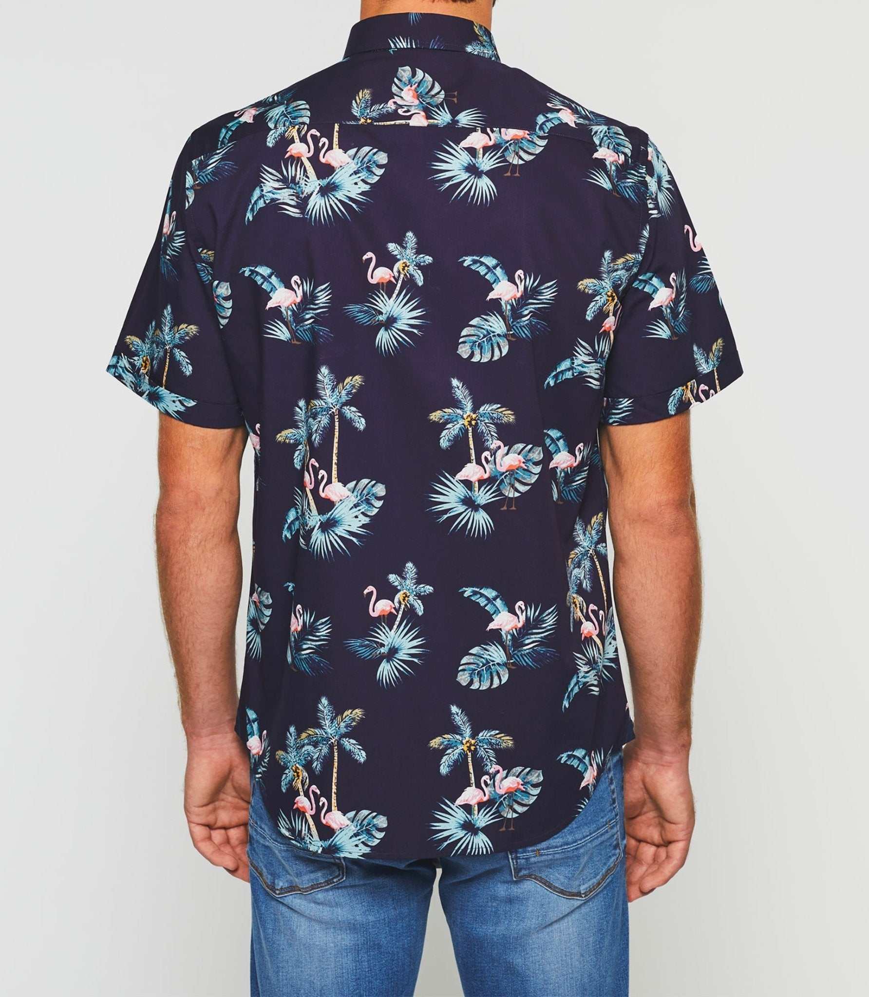 Chemise manches courtes marine "Kili" - Image 6
