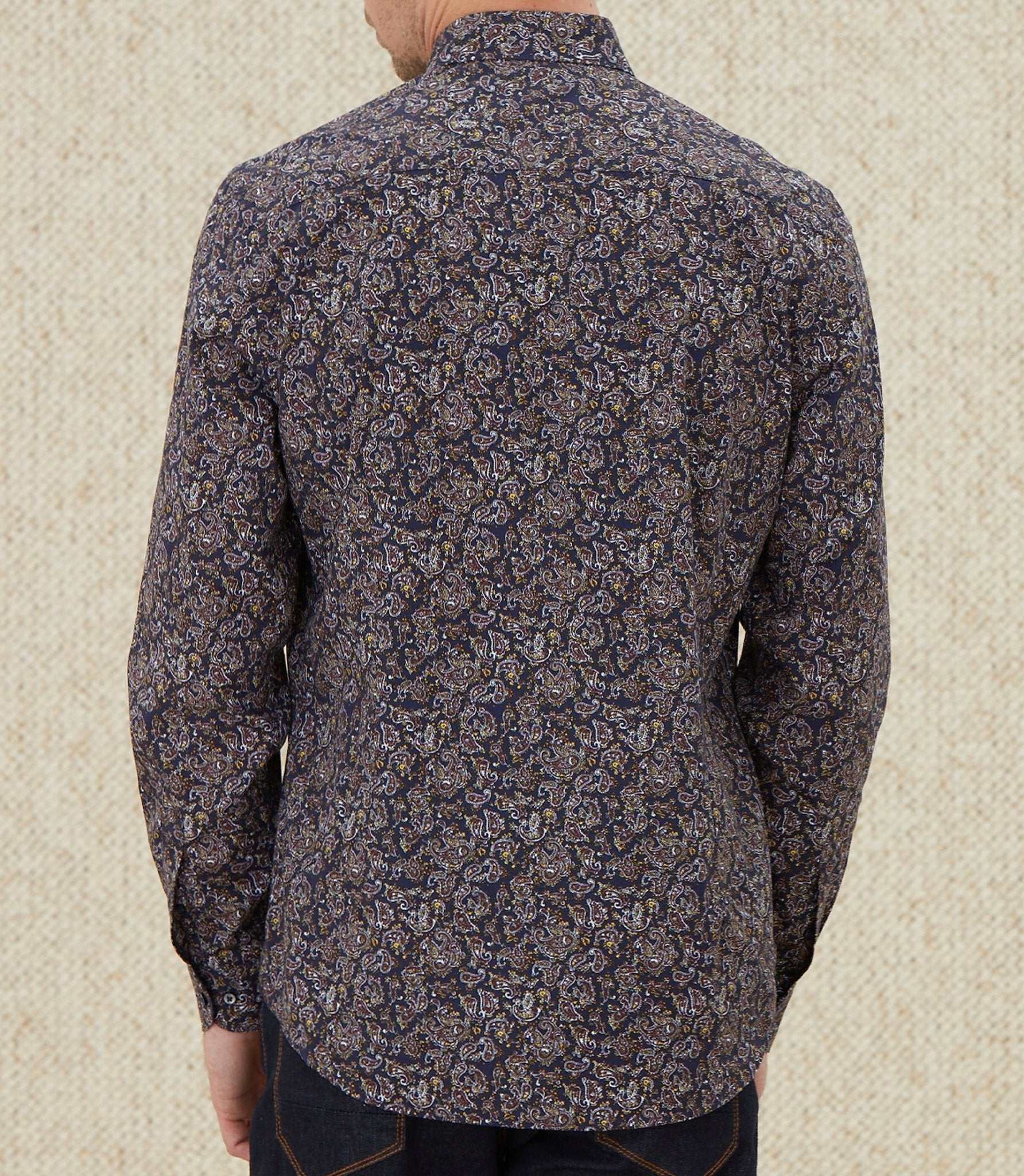 Chemise casual marron "Martin" - Image 2