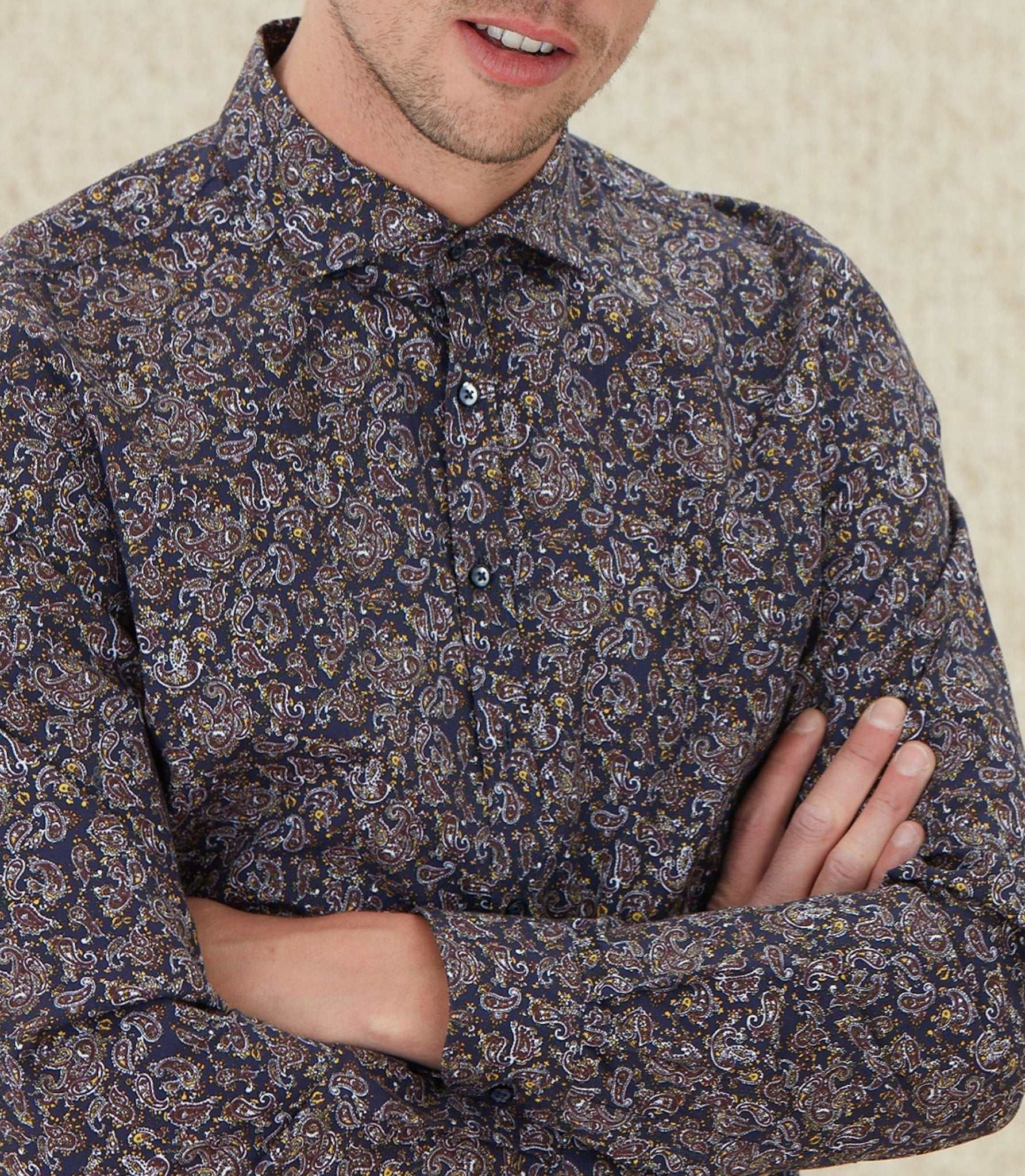 Chemise casual marron "Martin" - Image 4