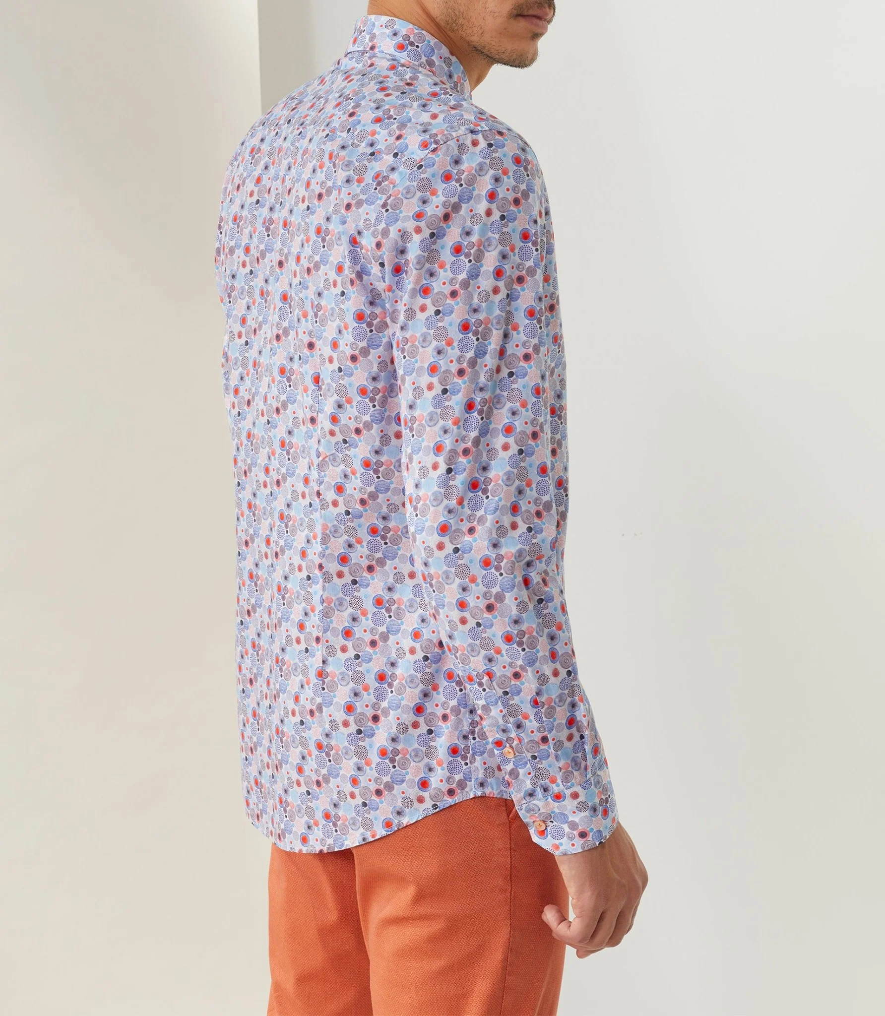 Chemise casual orange "Timout" - Image 2