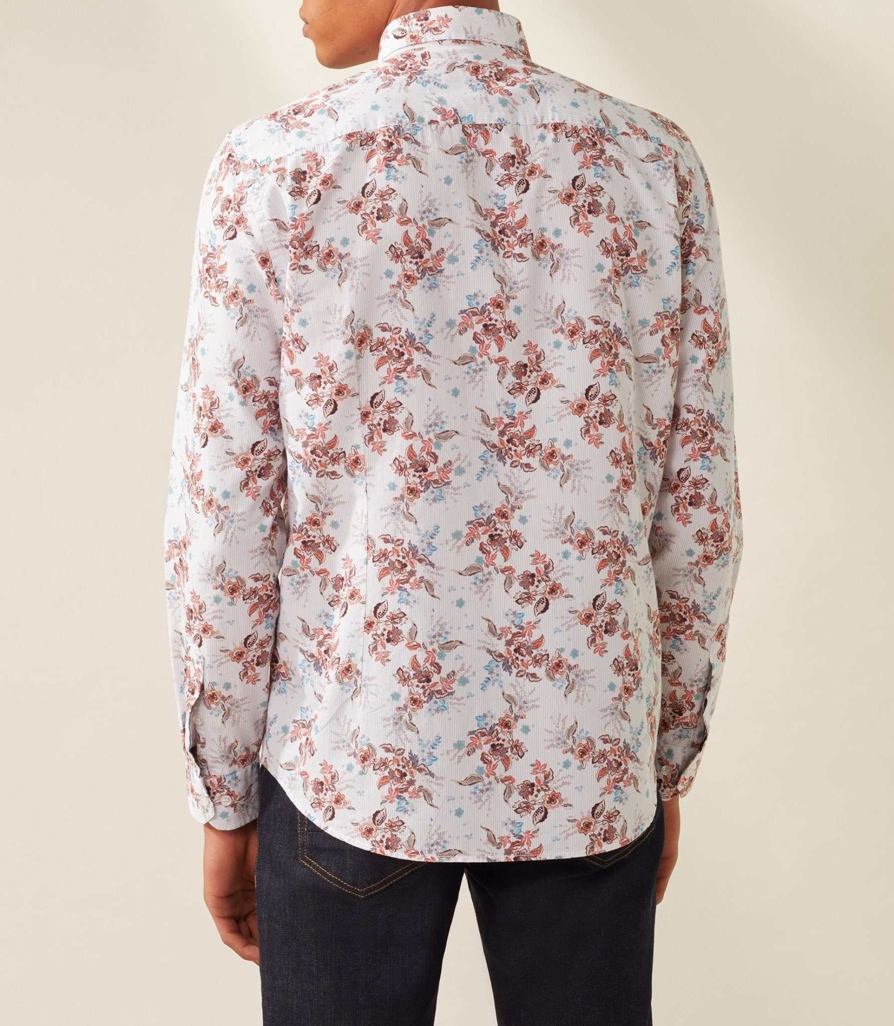 Chemise casual rouille "Thibo" - Image 2