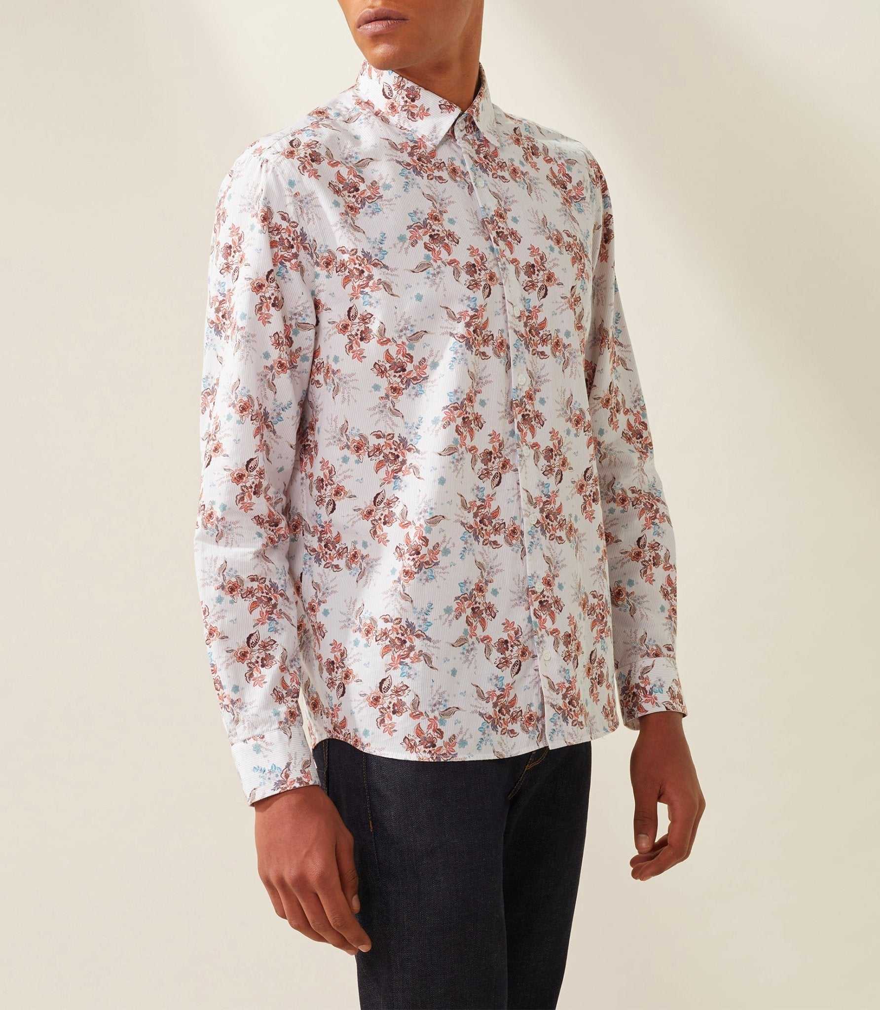 Chemise casual rouille "Thibo" - Image 3