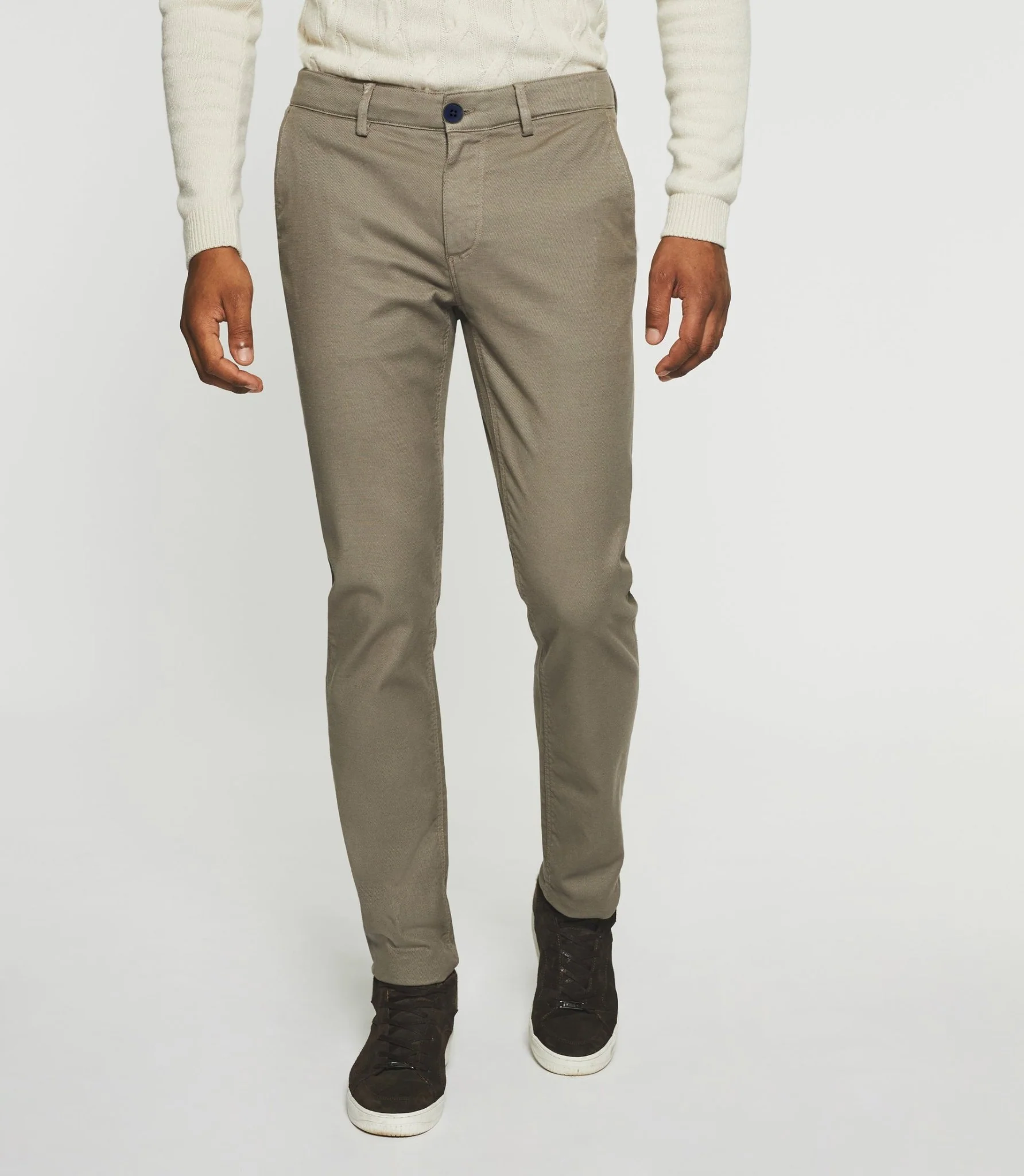 Pantalon chino taupe VINTAGE
