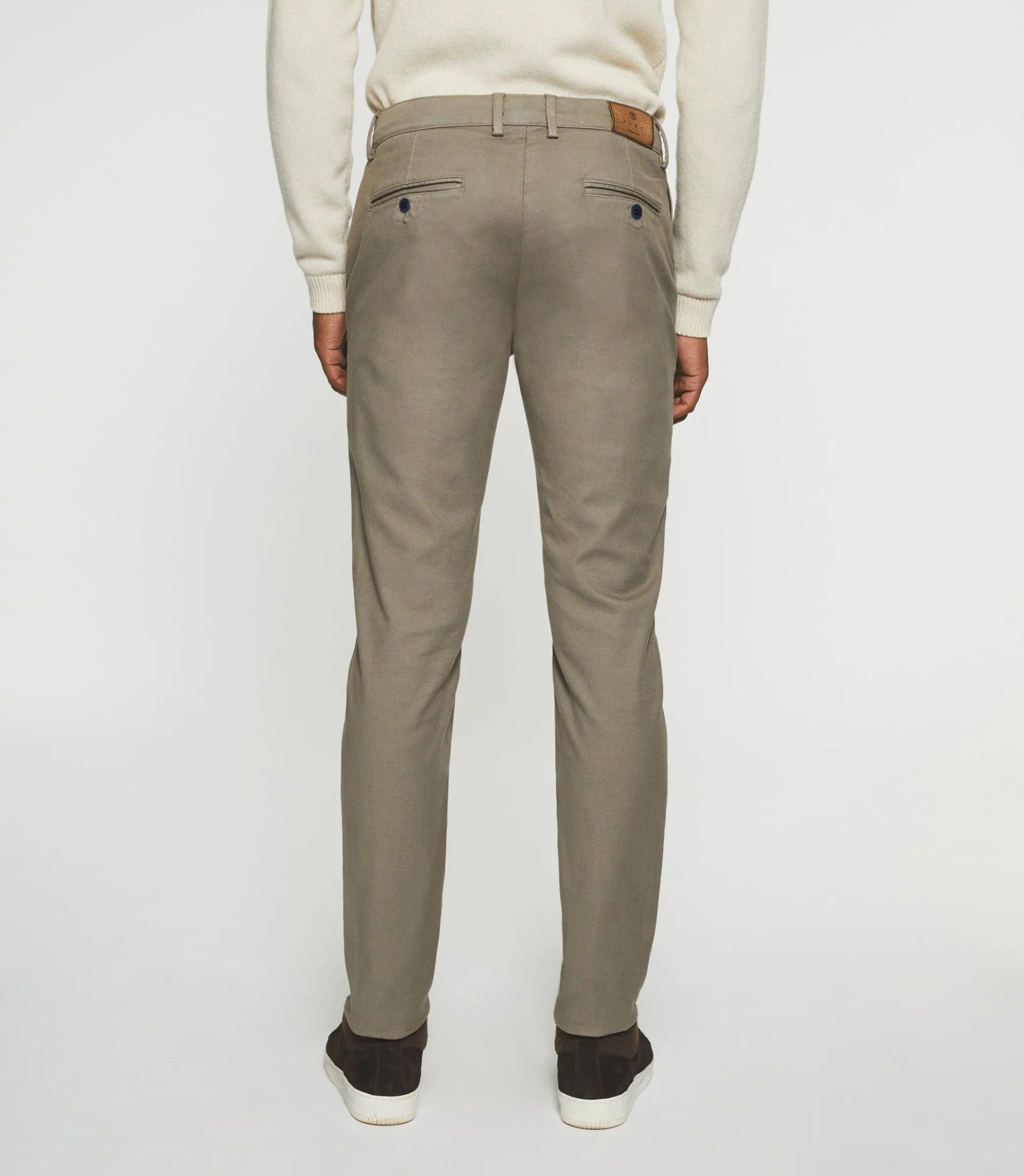 Pantalon chino taupe VINTAGE - Image 3