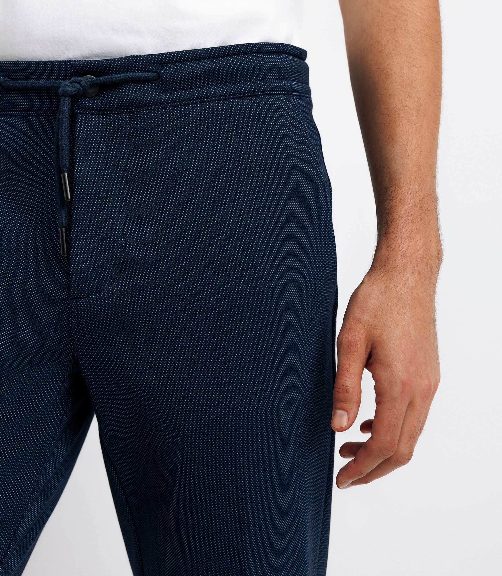 Pantalon chino taille élastique marine - Image 4