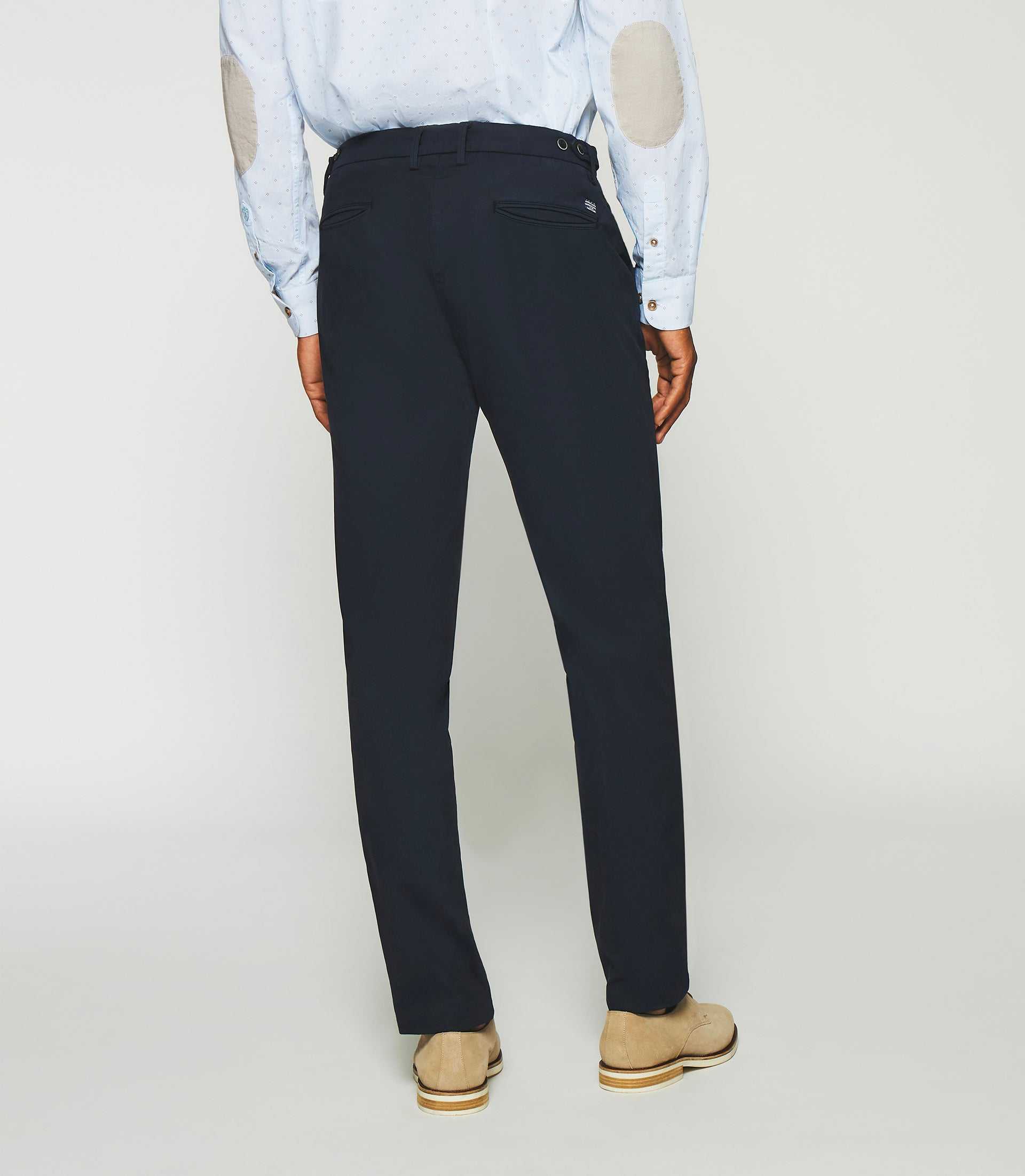Pantalon chino slim marine PABLO - Image 3