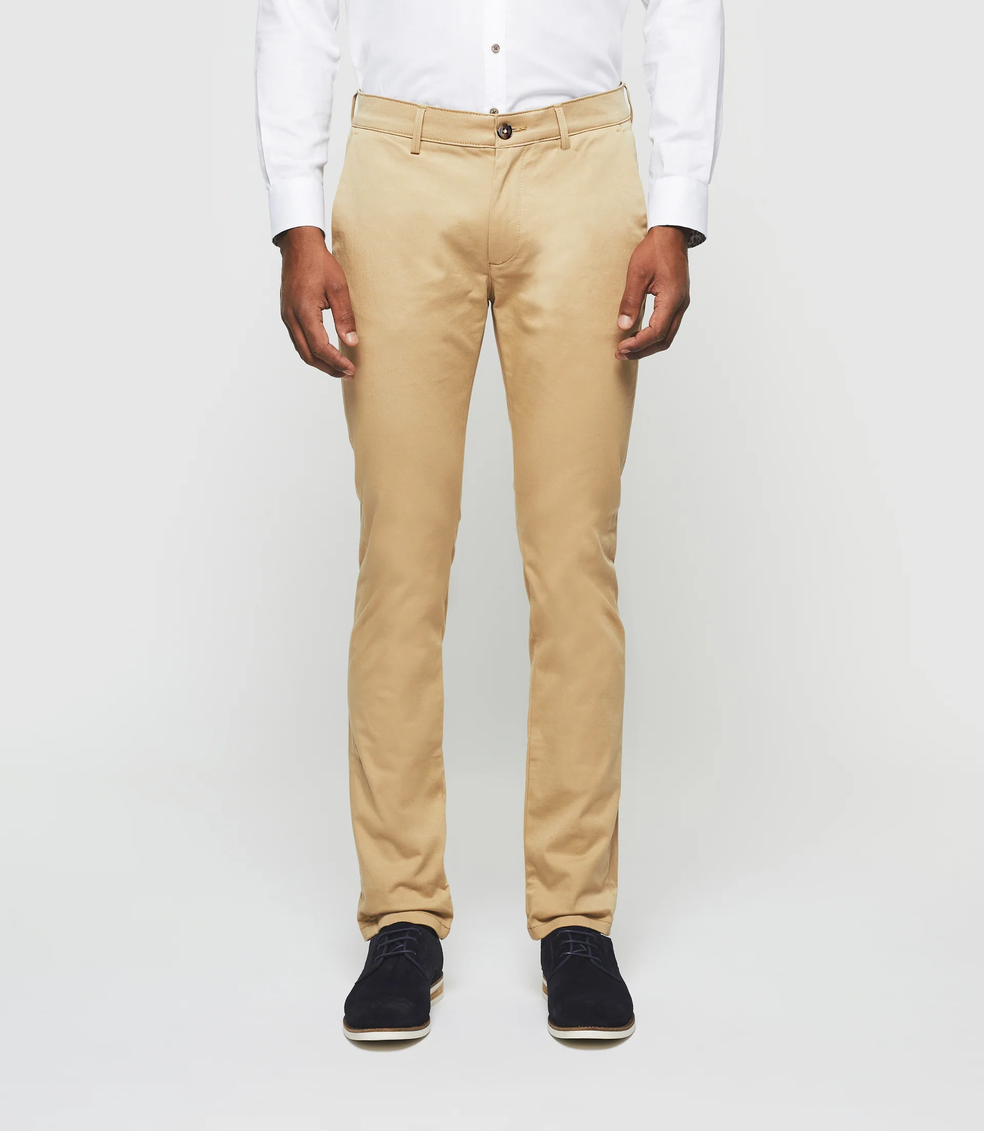 Pantalon chino satin beige PANAMAOUT