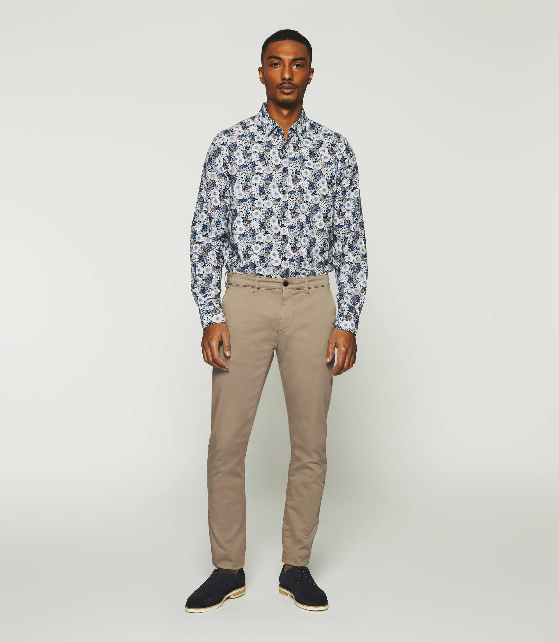 Pantalon chino slim gris - Image 2