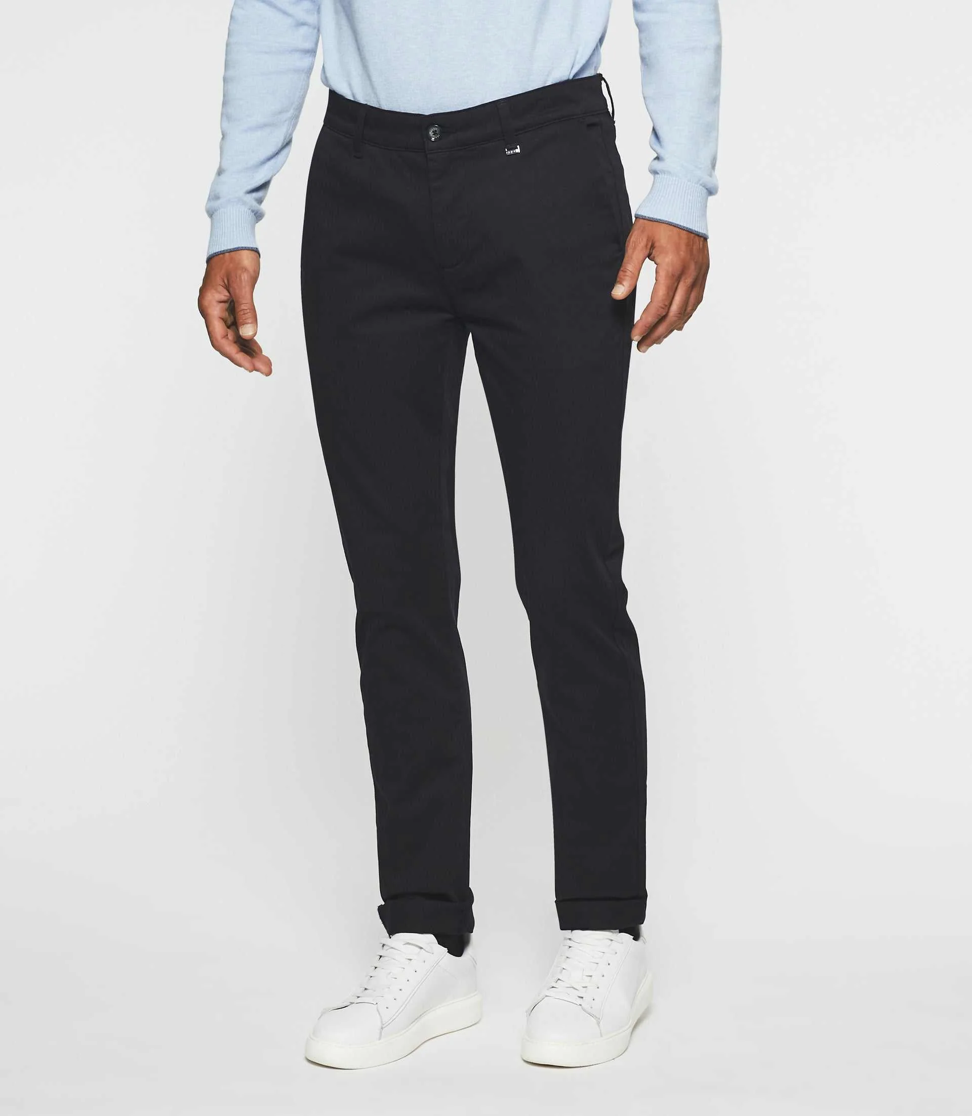 Pantalon chino slim marine VANAMA - Image 5