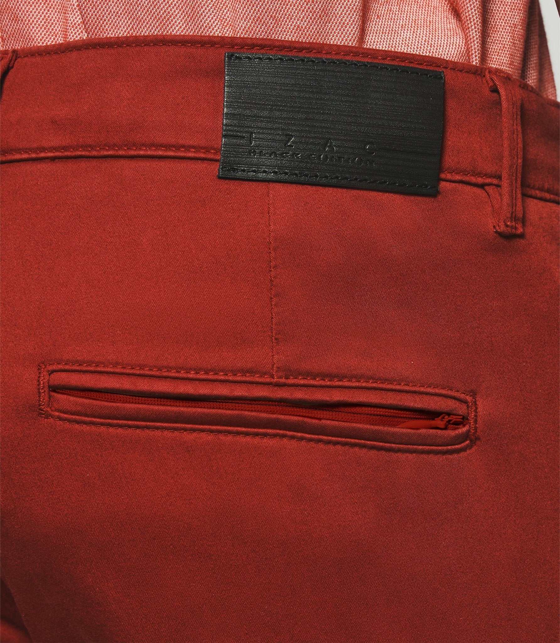 Pantalon chino slim rouge PANAMA - Image 3