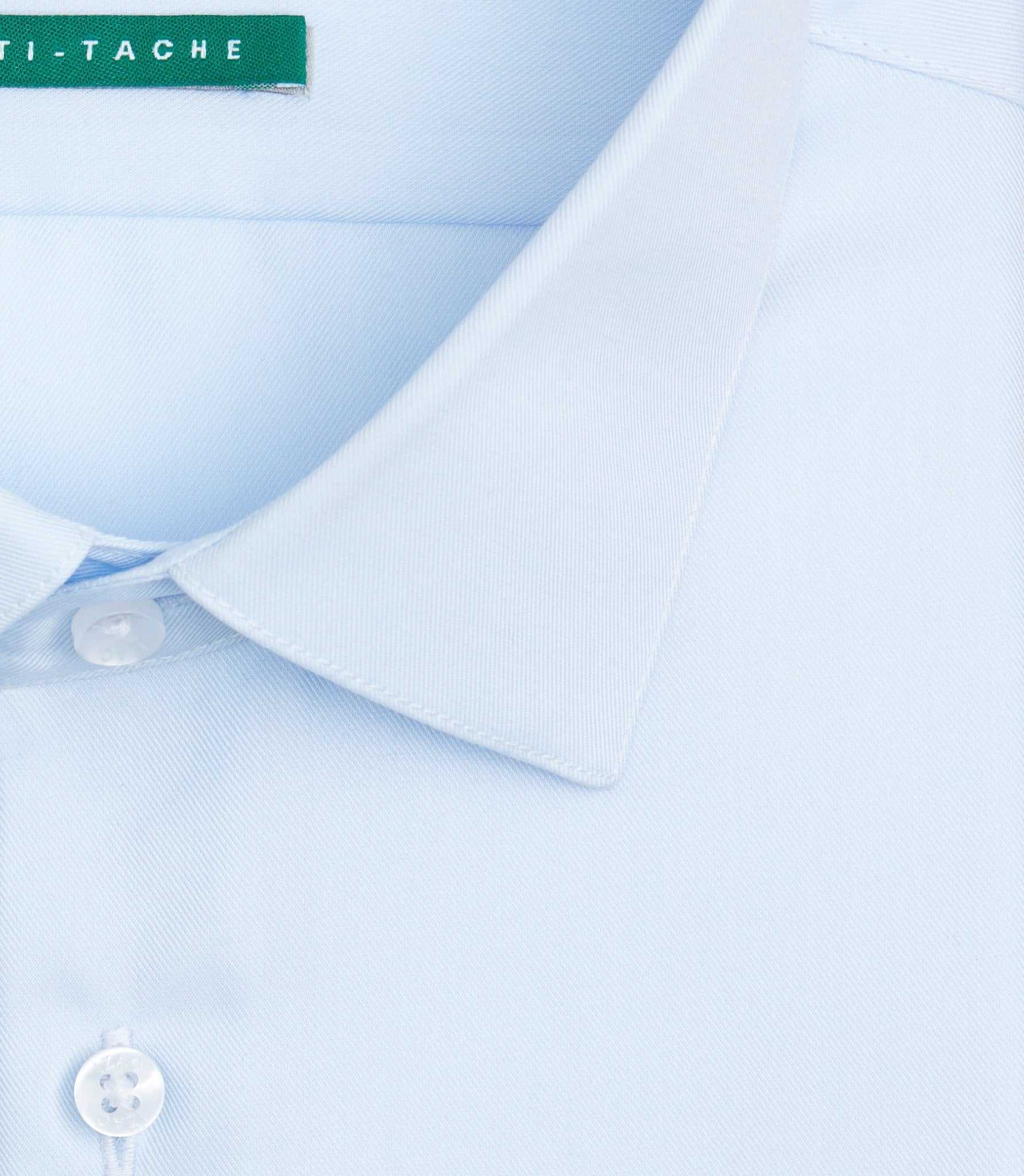 Chemise anti-tâche bleu ciel "Silence" - Image 2