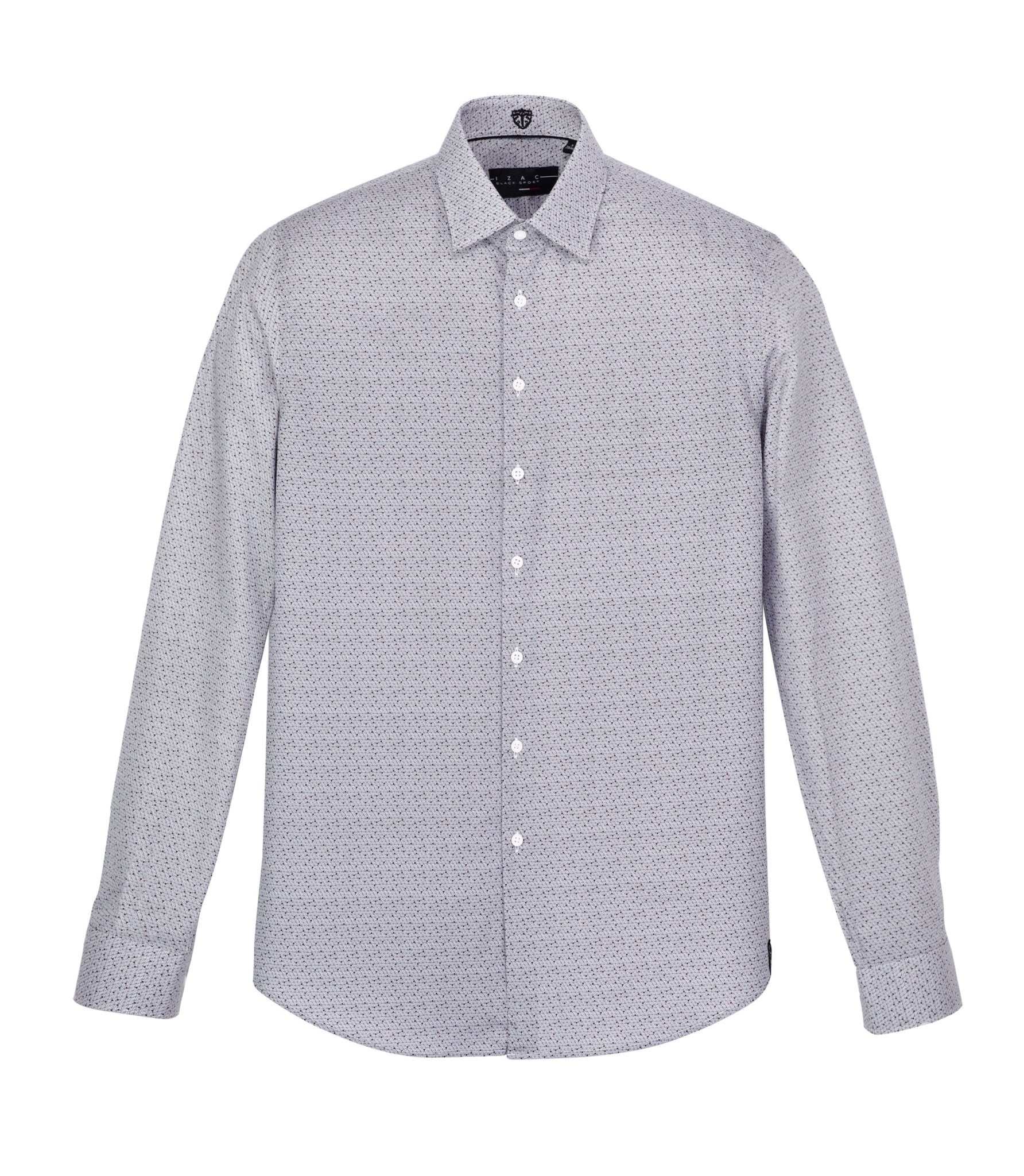 Chemise à imprimé bordeaux "Serpent"