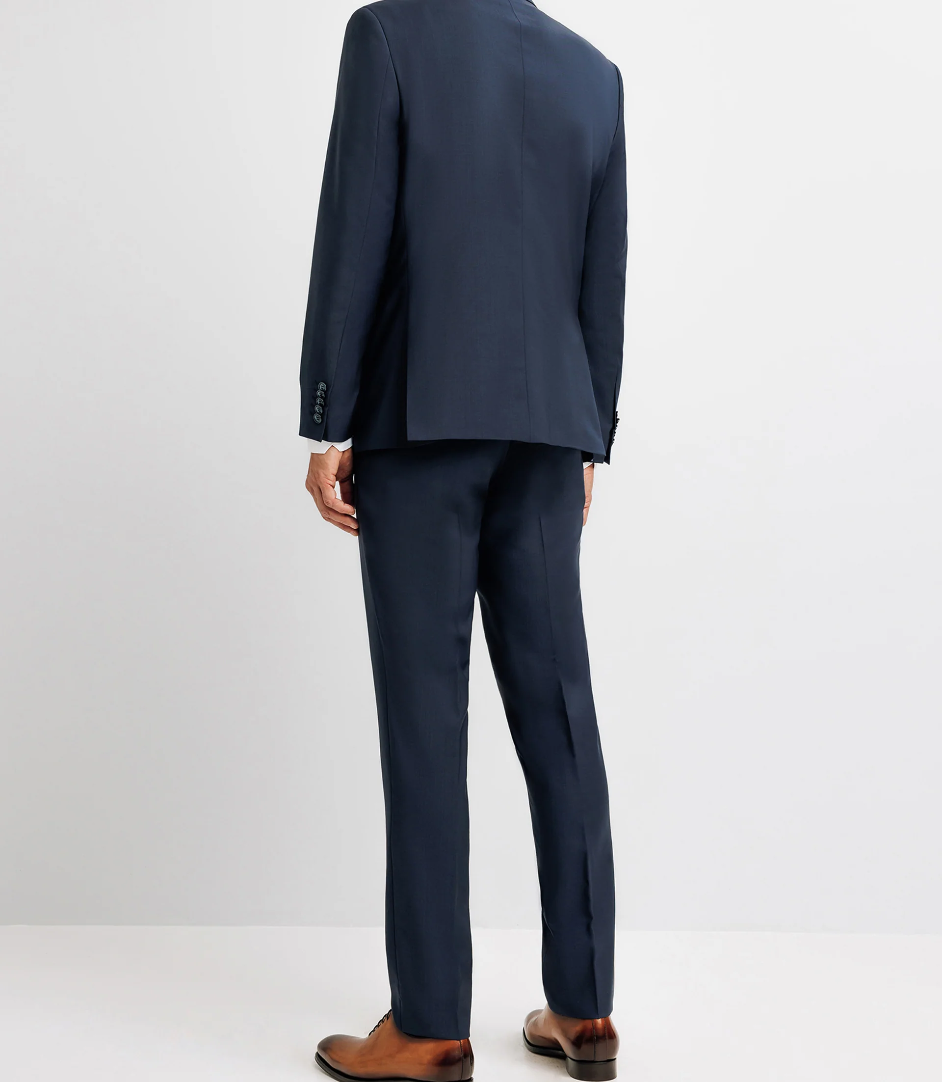 Costume 100% laine bleu marine - Image 3