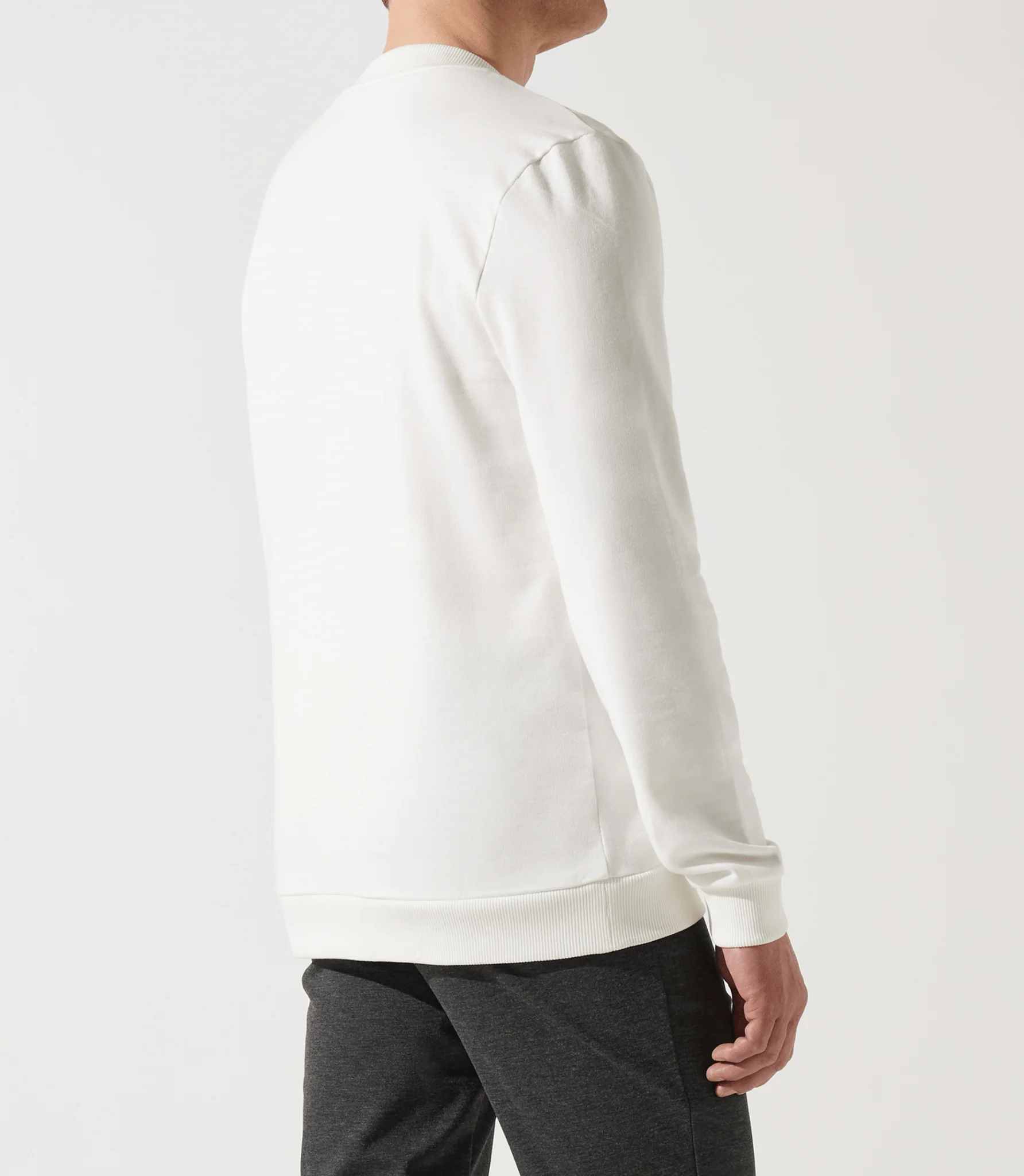 Sweat col rond fantaisie blanc - Image 5