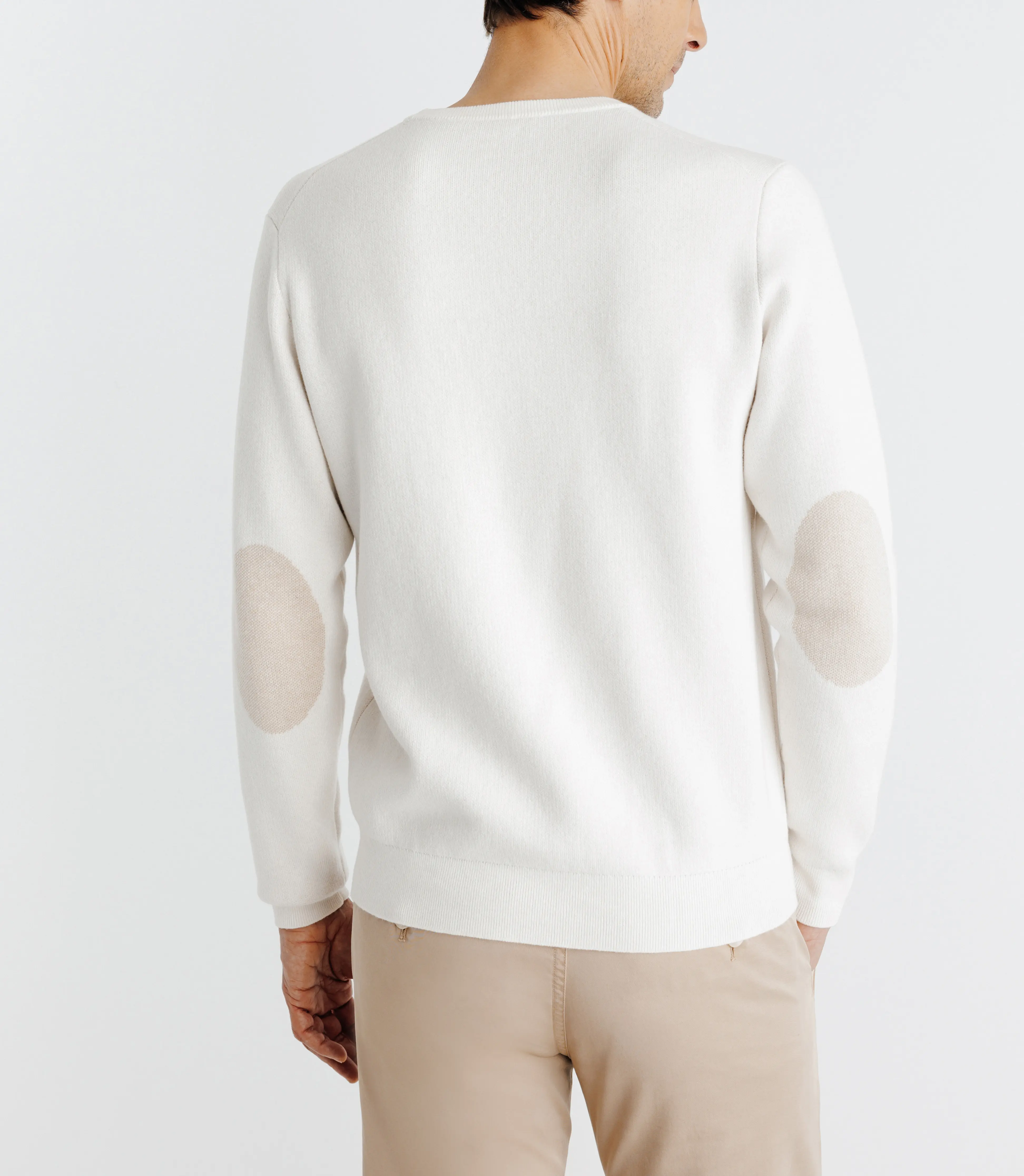 Pull avec message écru - Image 4