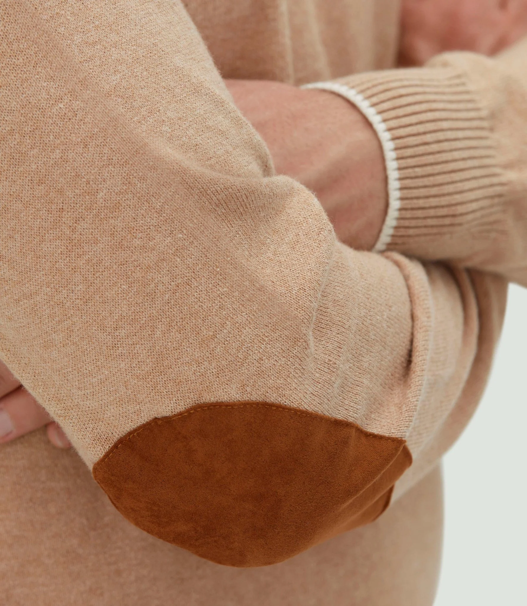 Pull col zippé beige chiné "Lancelot" - Image 3