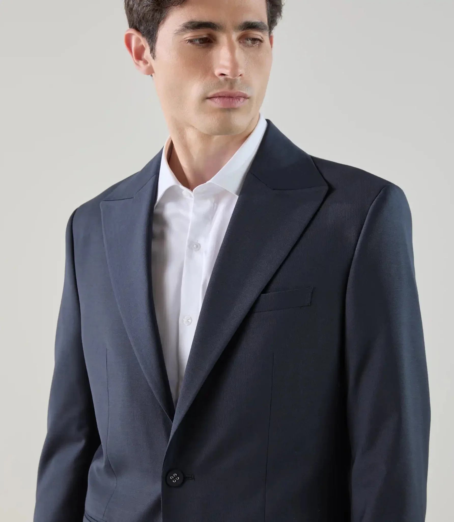 Costume 1 bouton marine - Image 2