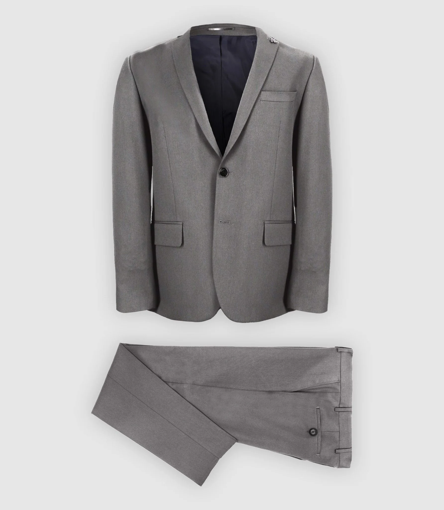 Costume gris 2 boutons - Image 3