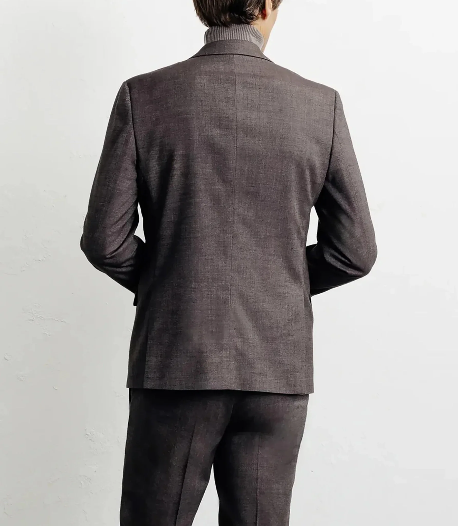 Costume avec boutons marron - Image 4
