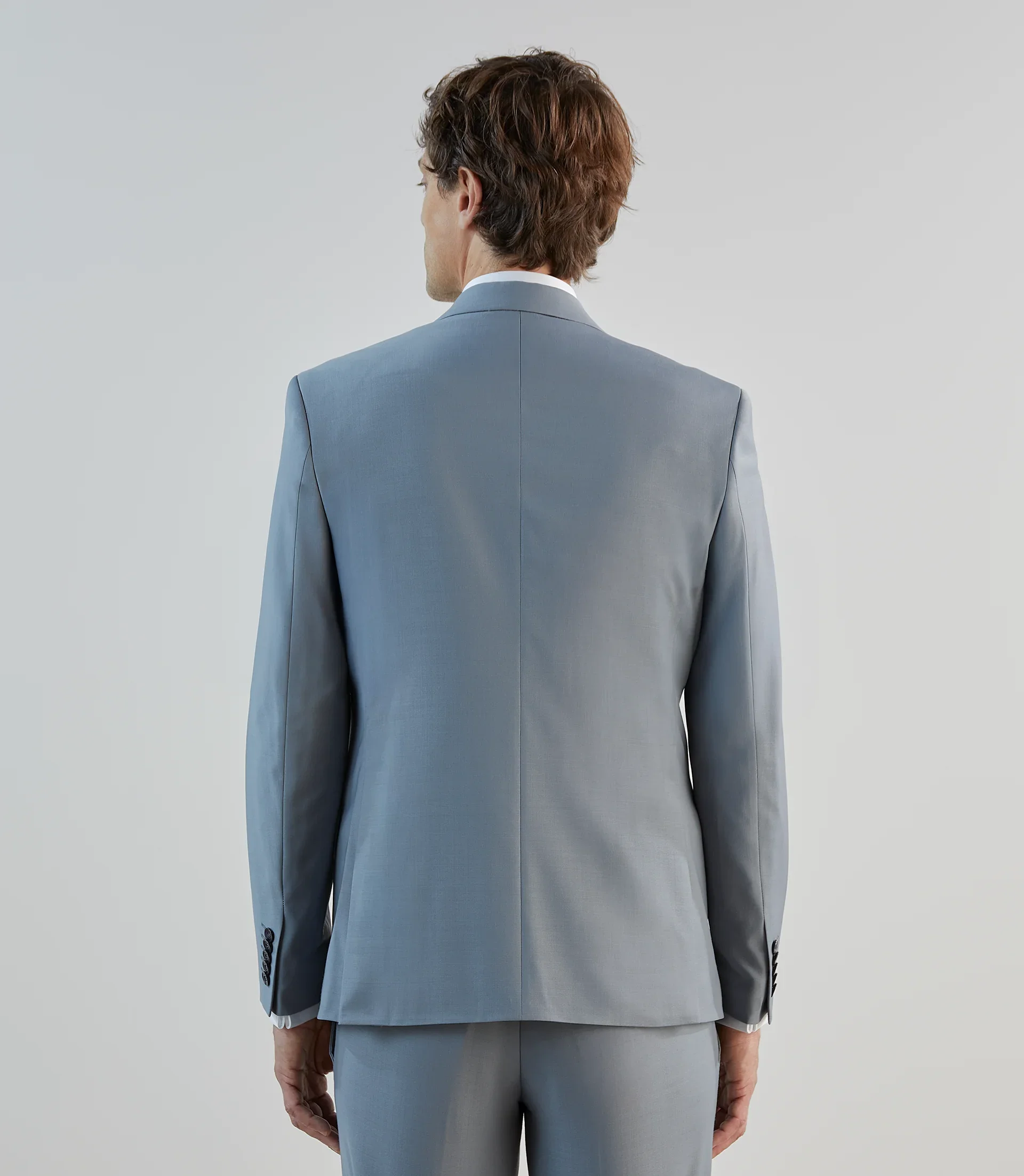 Costume 3 pièces de cérémonie bleu gris clair - Image 5
