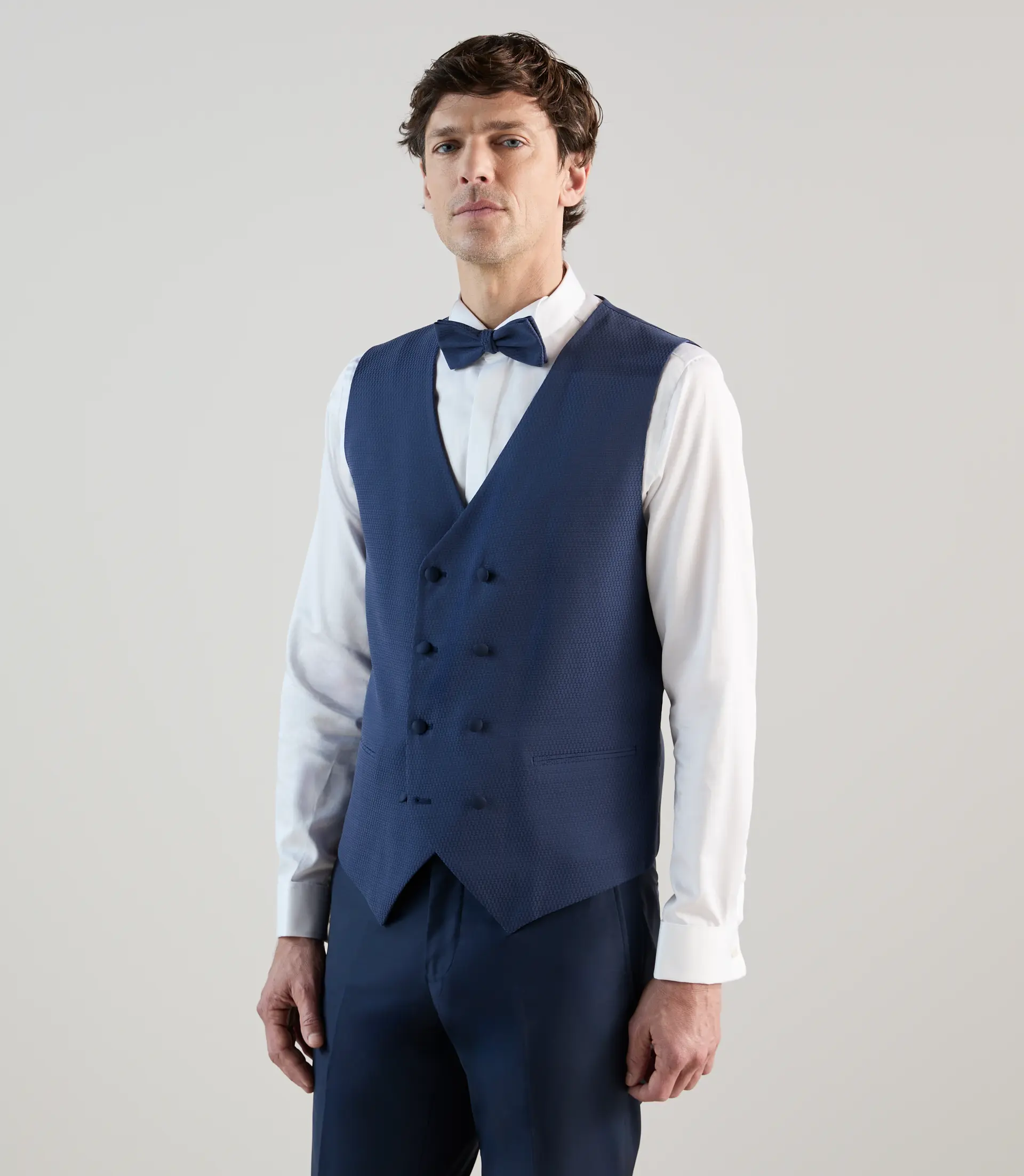 Costume 3 pièces de cérémonie bleu marine - Image 7