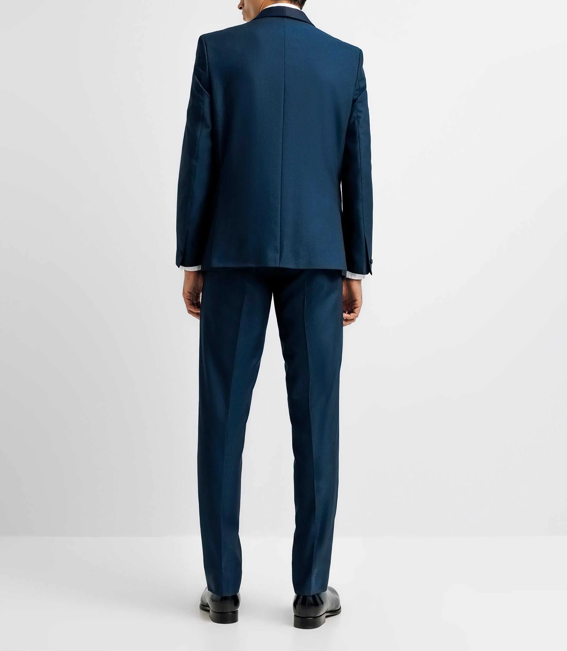 Costume ceremonie col chale BLEU - Image 3