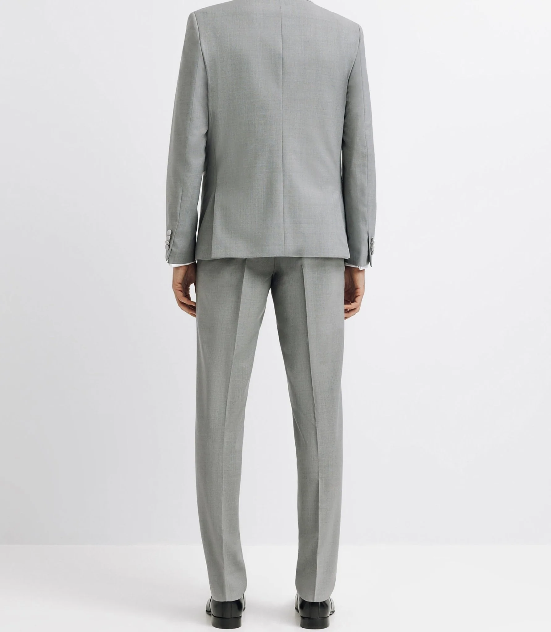 Costume de cérémonie gris clair - Image 4