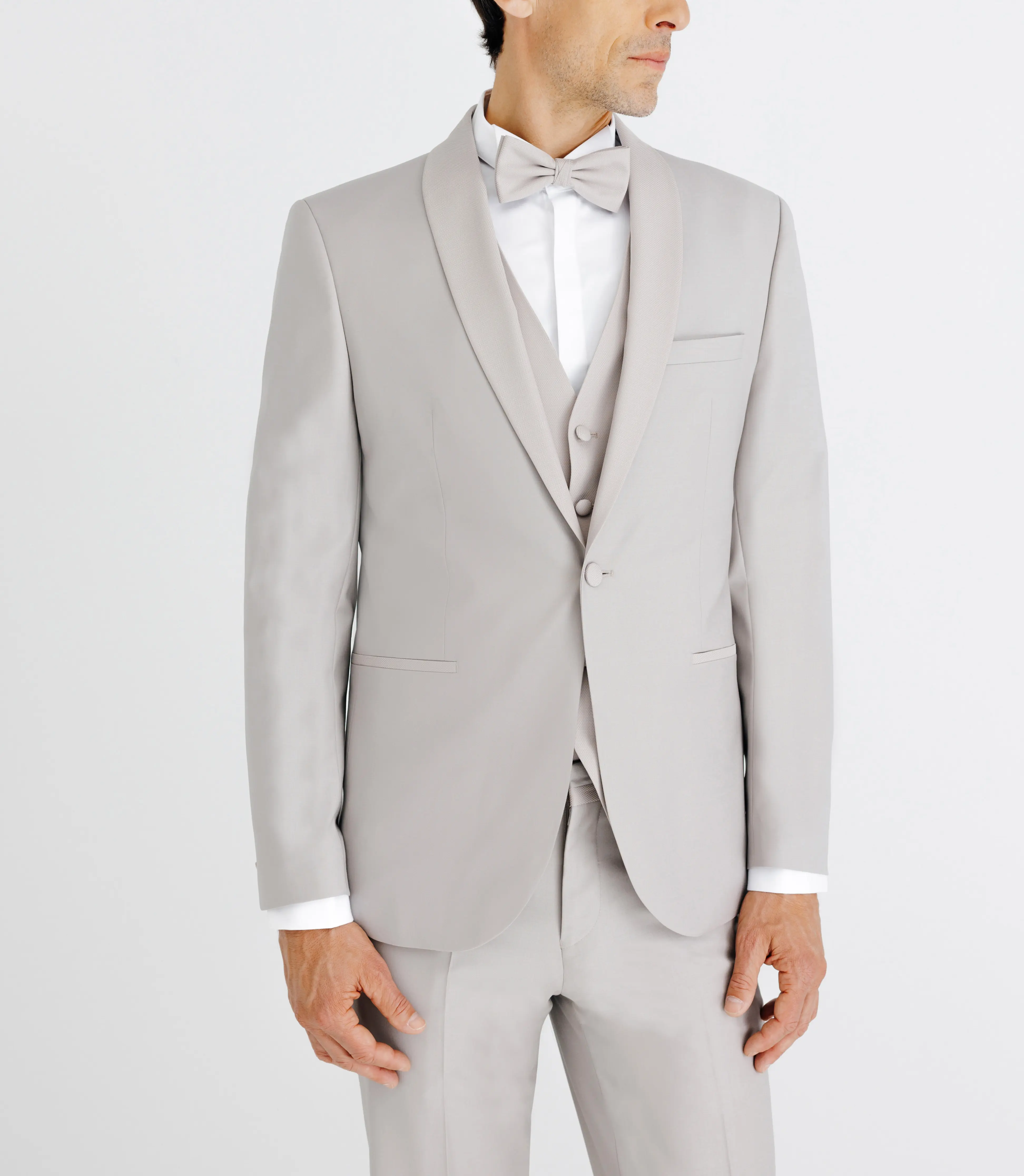 Costume col châle gris - Image 3