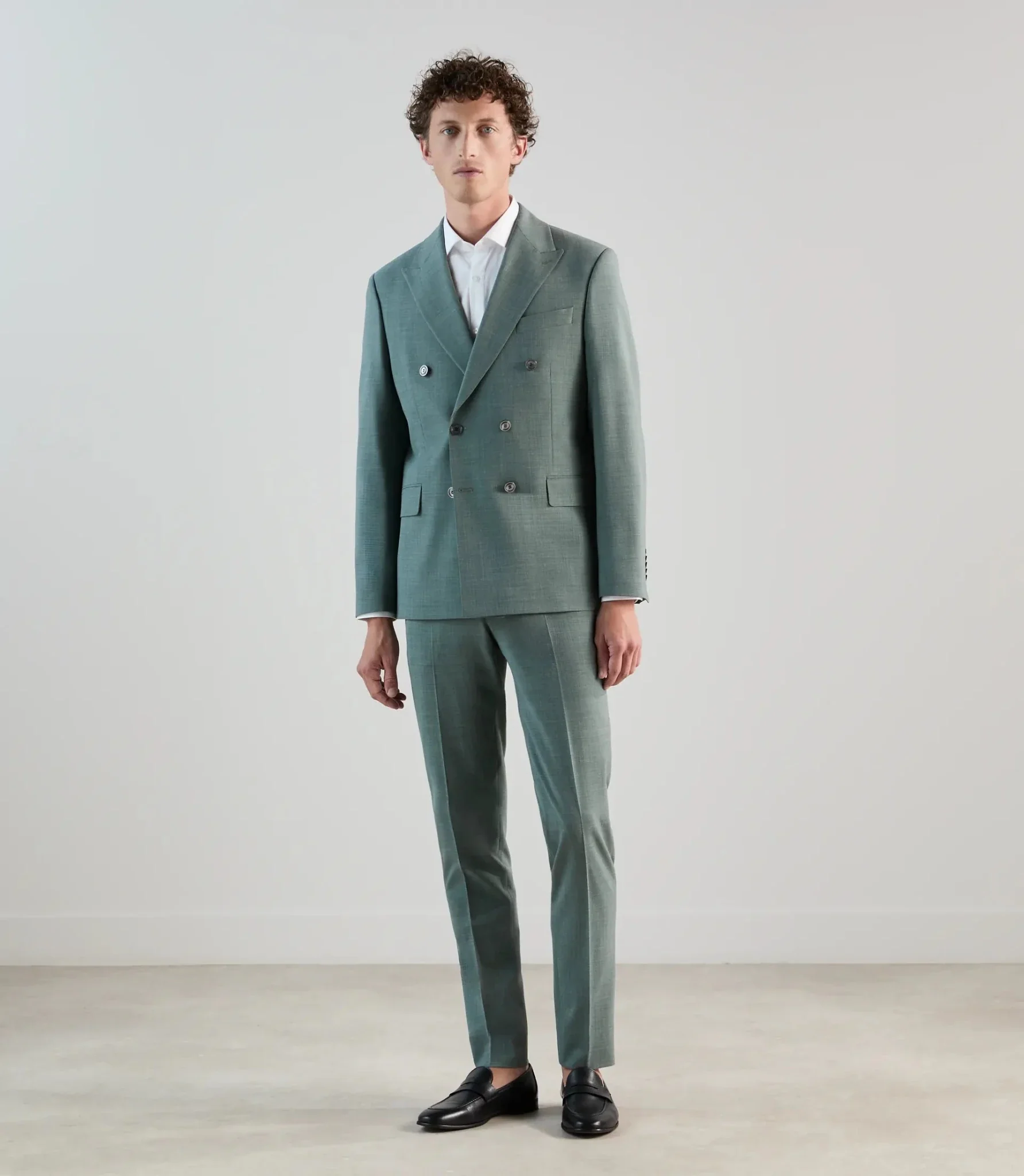 Costume croisé kaki - Image 3