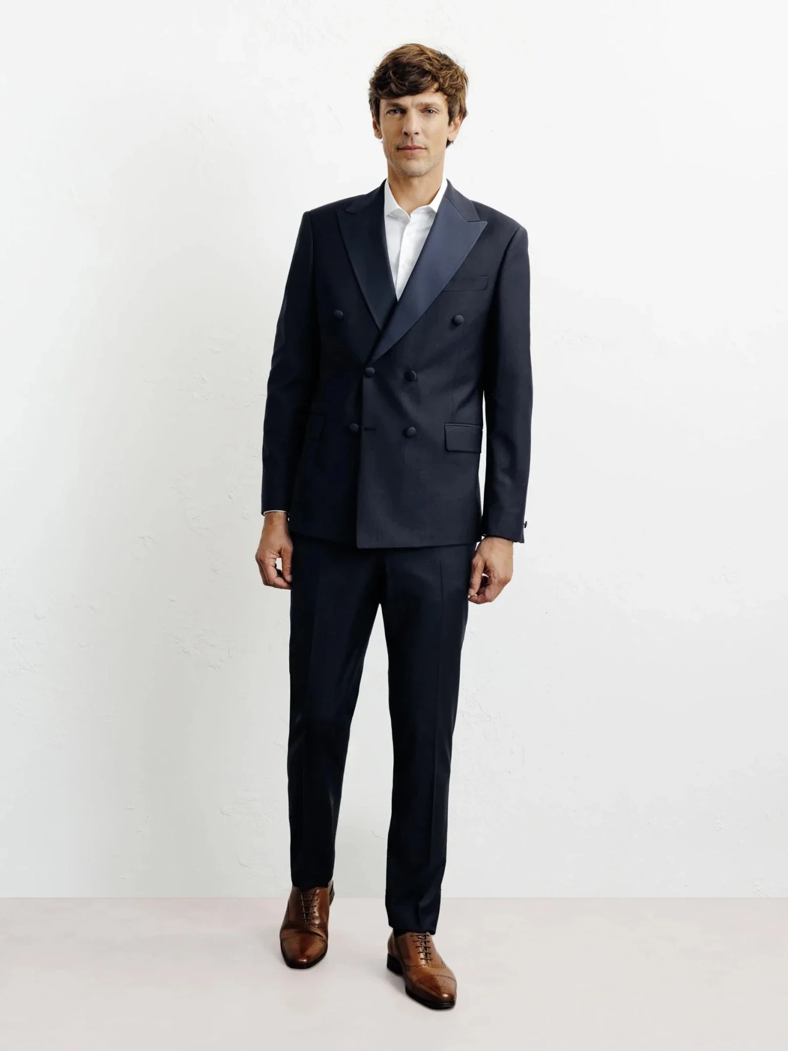 Costume croisé marine - Image 3