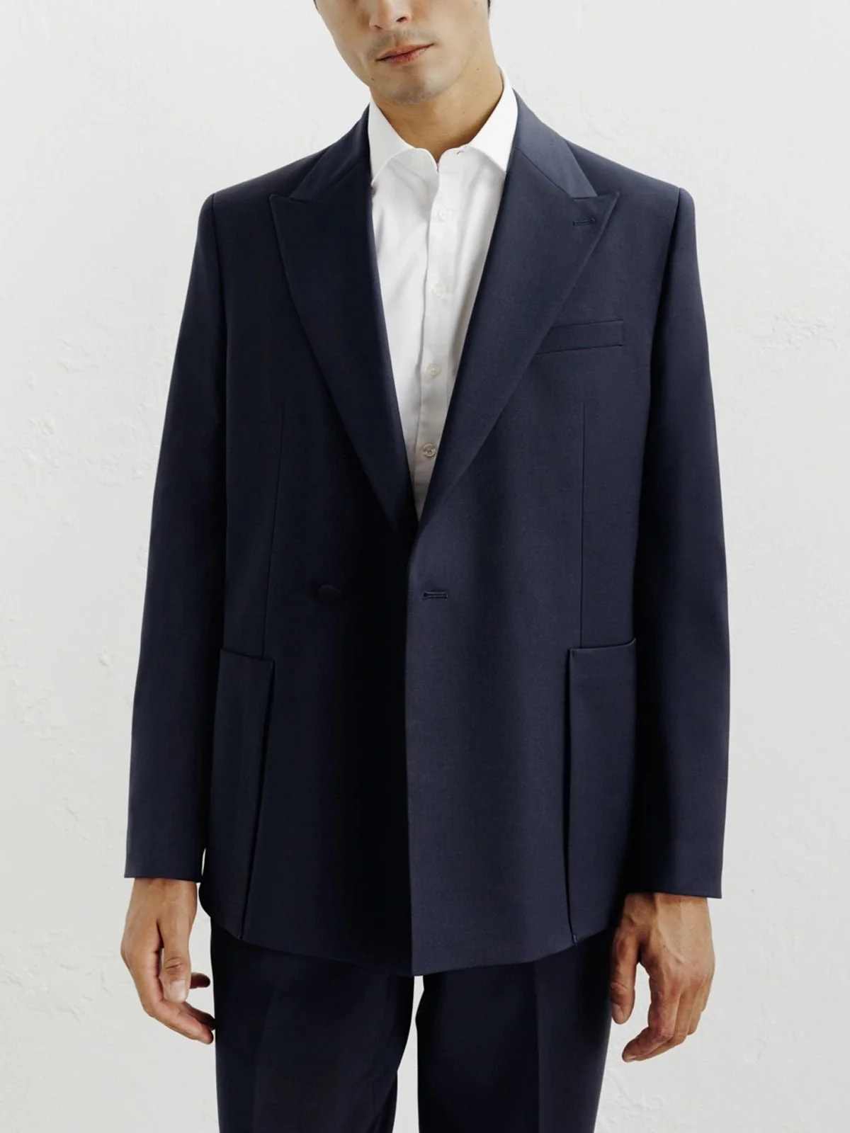 Costume croisé marine - Image 2