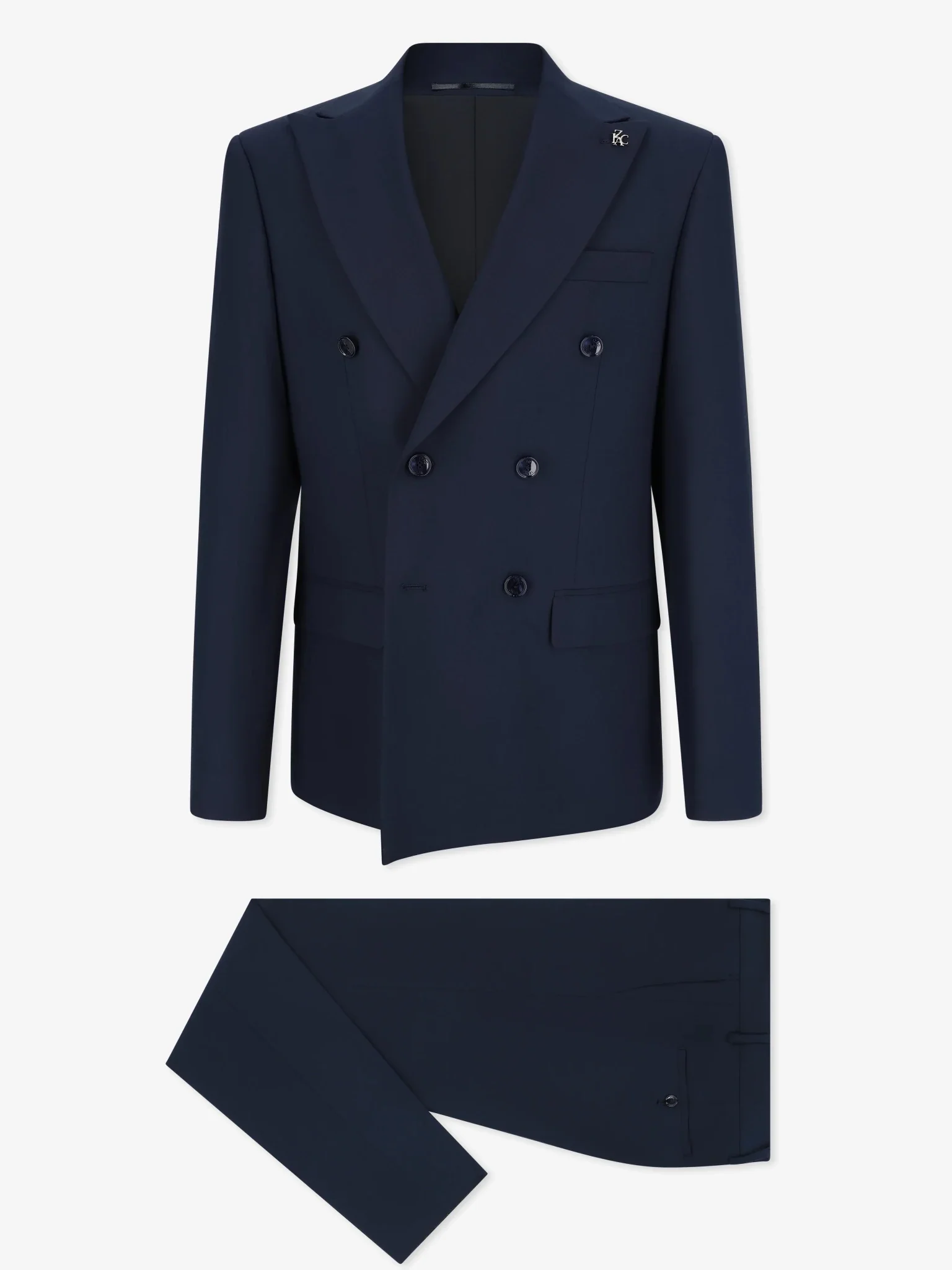 Costume croisé marine
