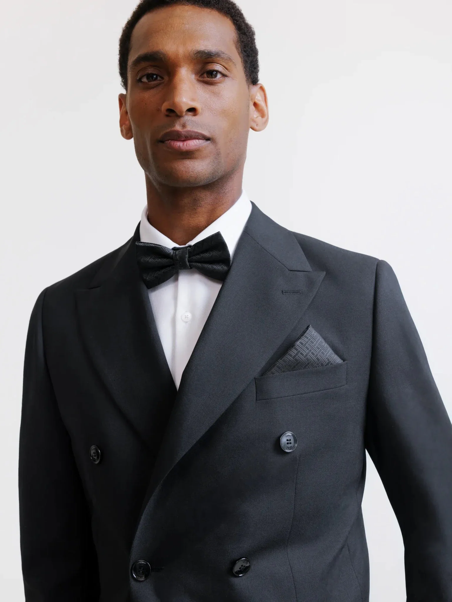 Costume croisé noir - Image 2