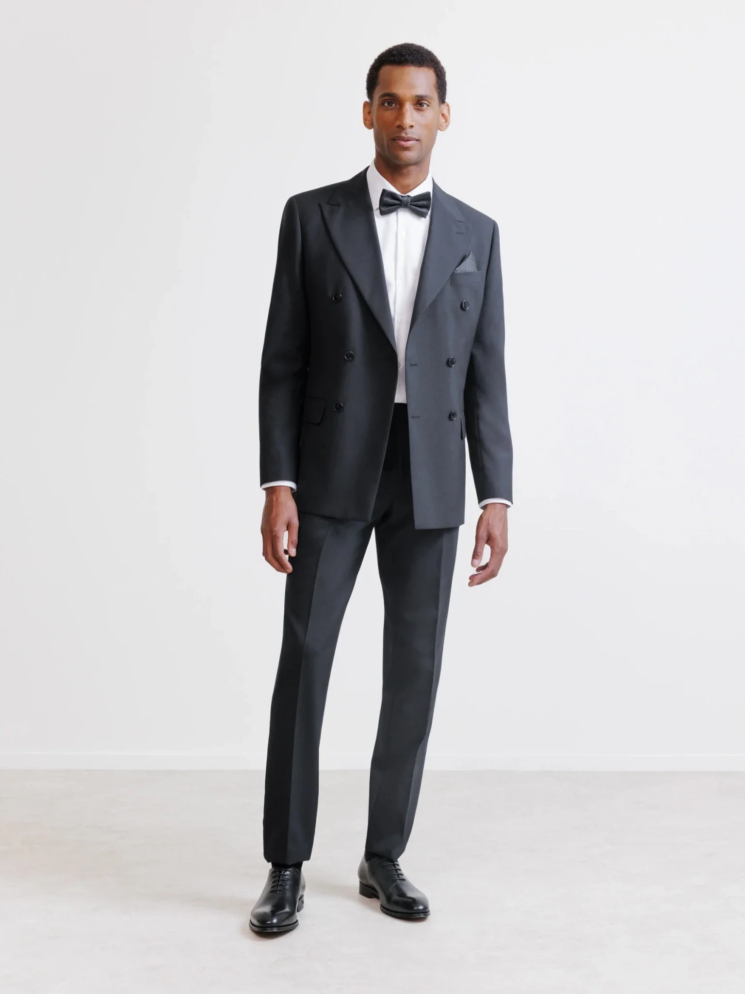 Costume croisé noir - Image 3