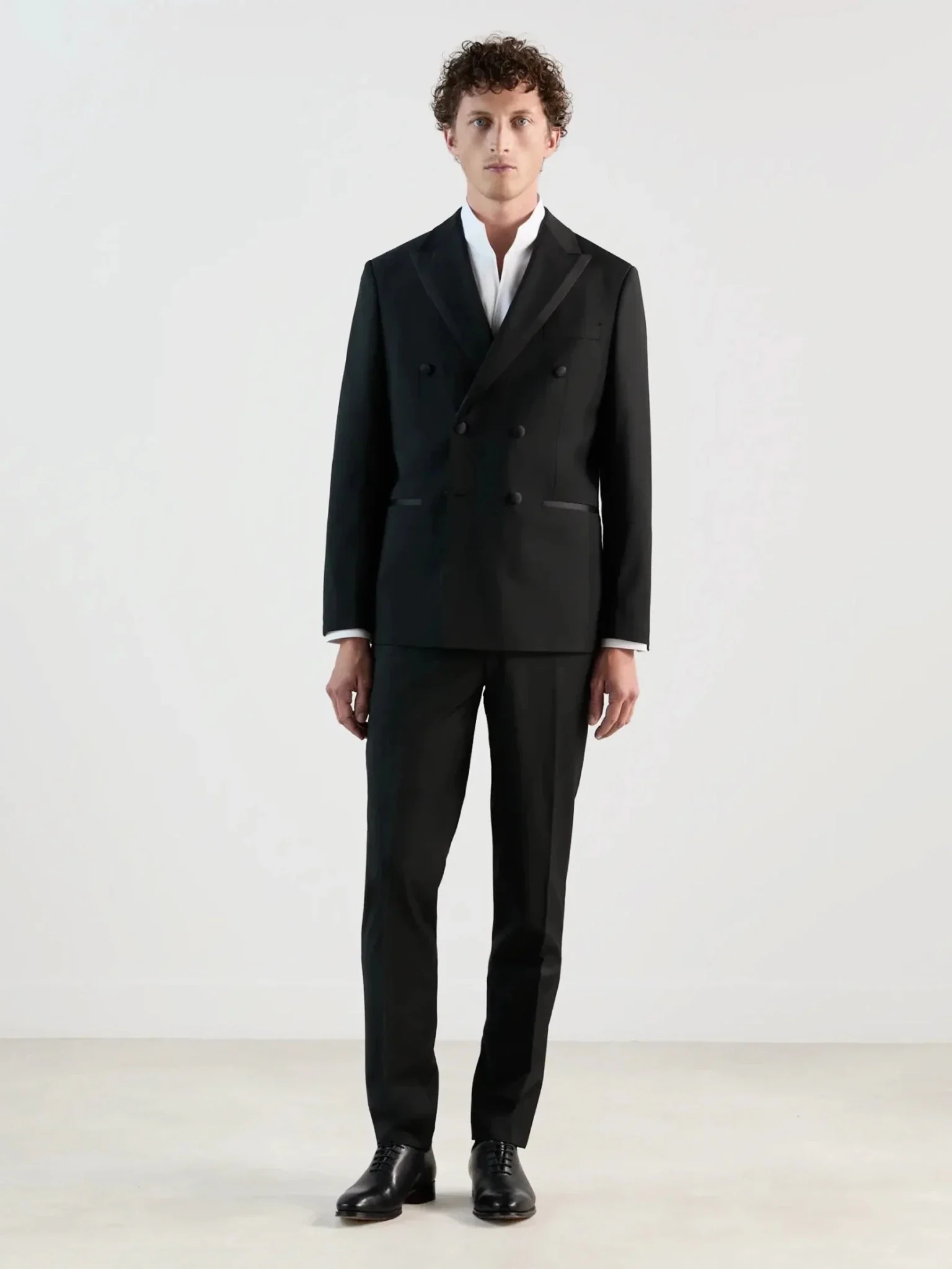 Costume croisé noir - Image 3