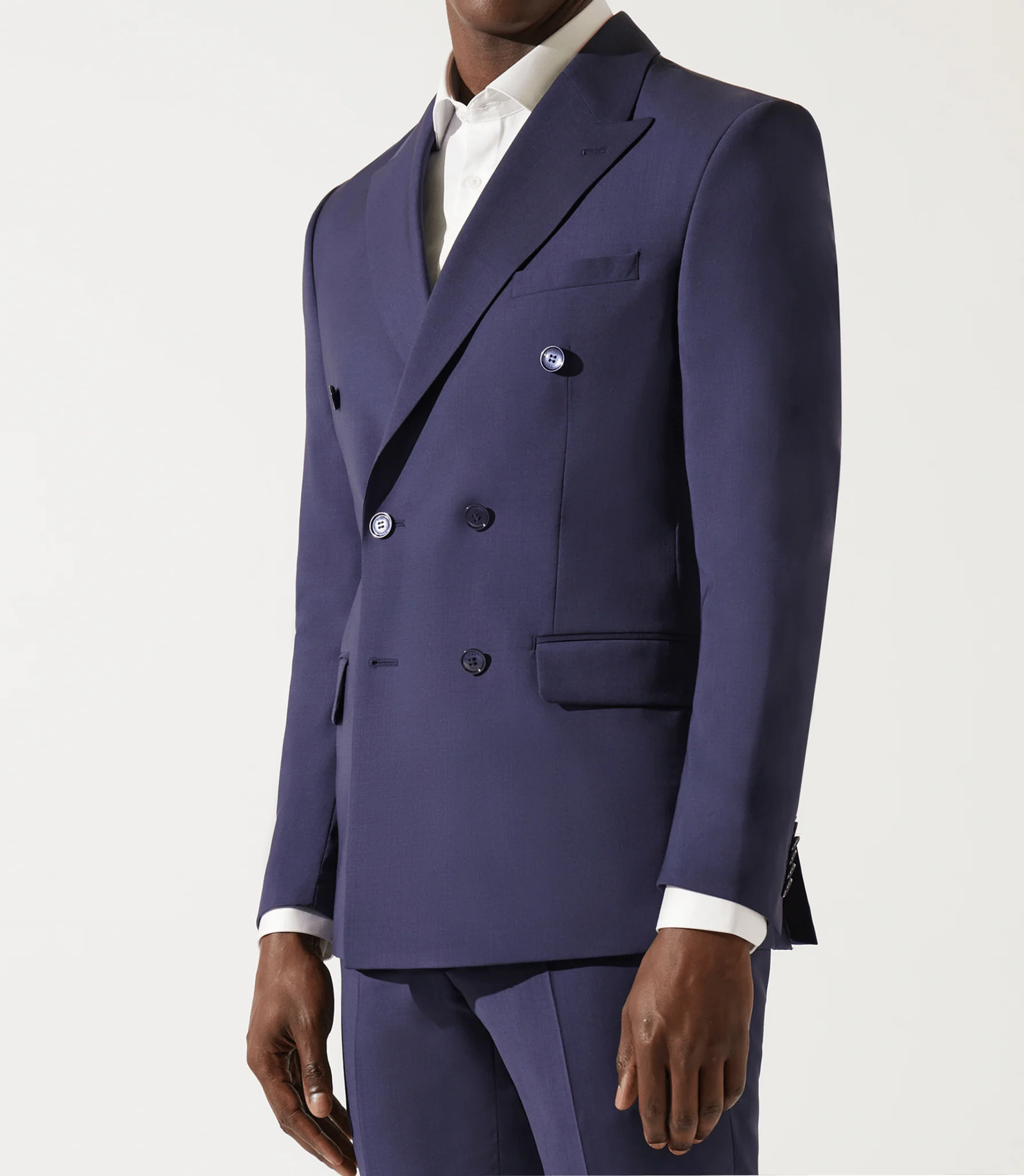 Costume croisé bleu marine - Image 2