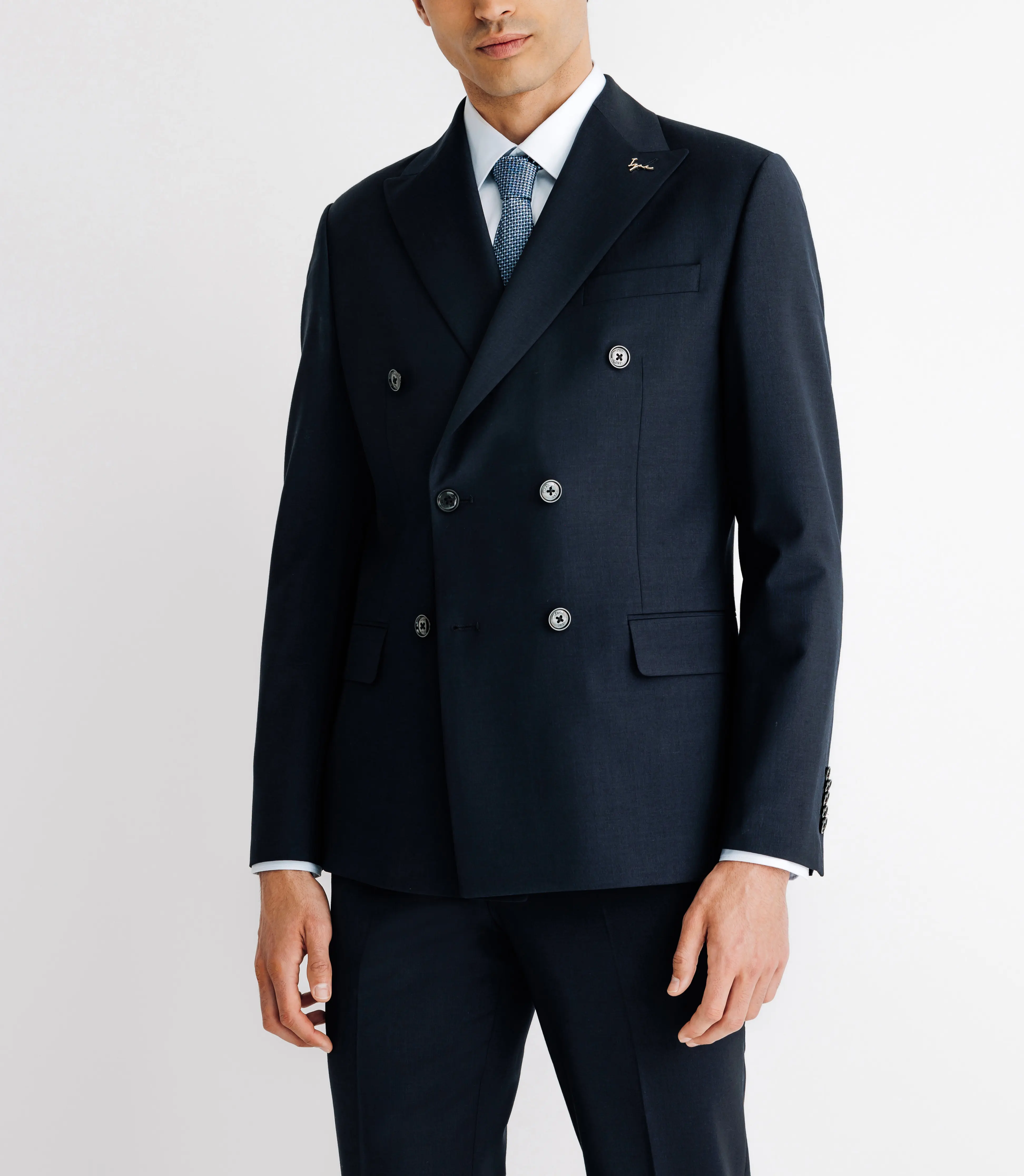 Costume croisé marine - Image 2