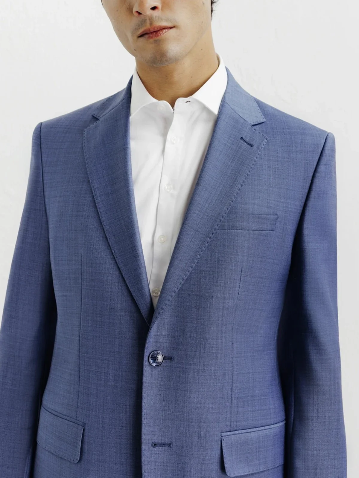 Costume en laine bleu - Image 2