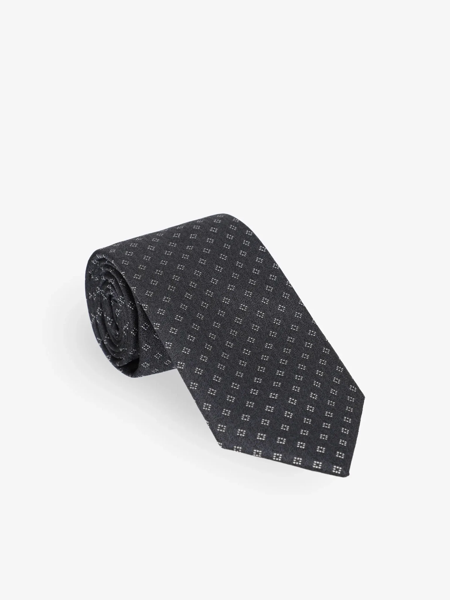 Cravate fantaisie anthracite - Image 2