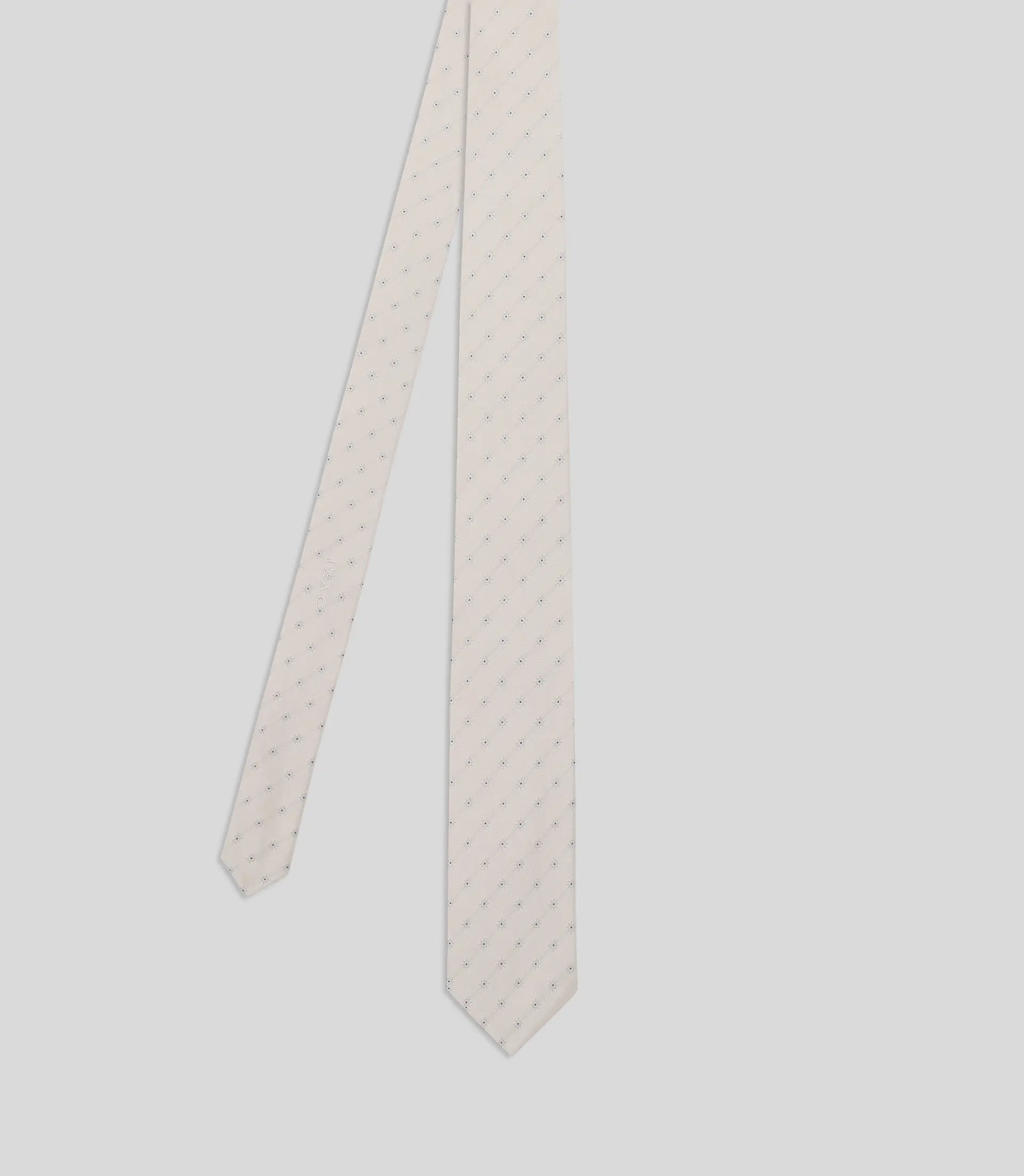 Cravate fantaisie beige