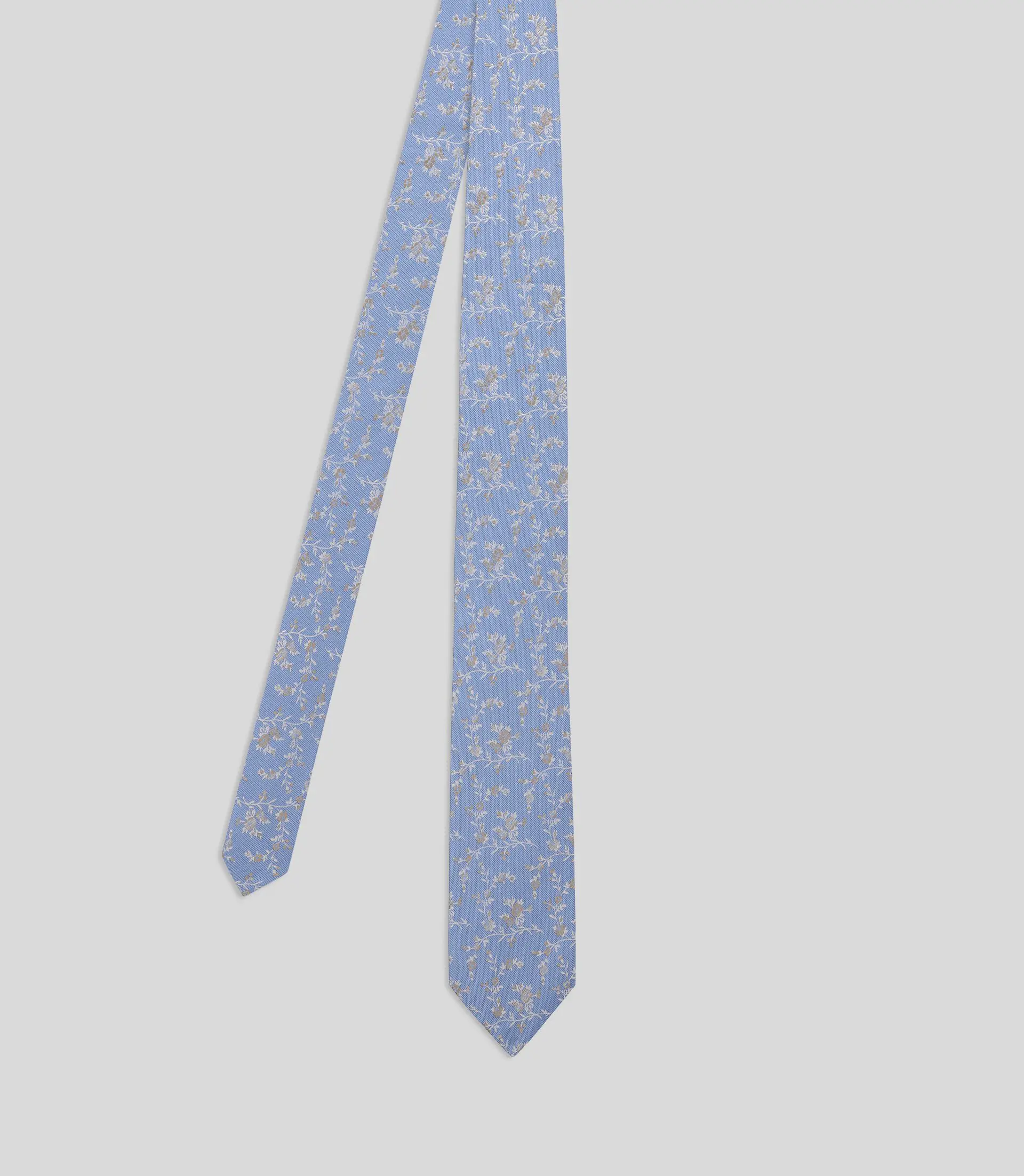 Cravate fantaisie bleue